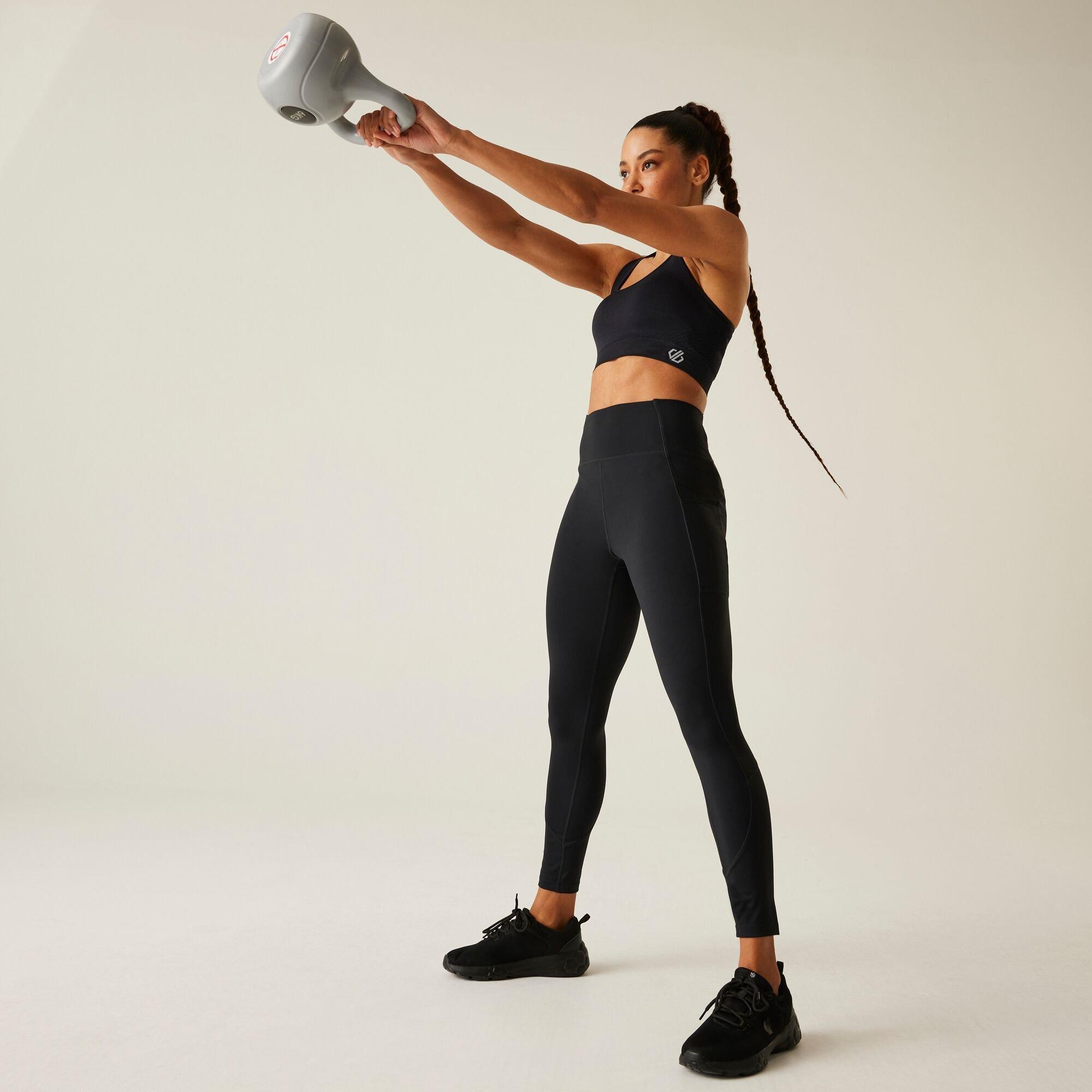 Black - Dare 2b - Womens Power Compression Leggings - 8