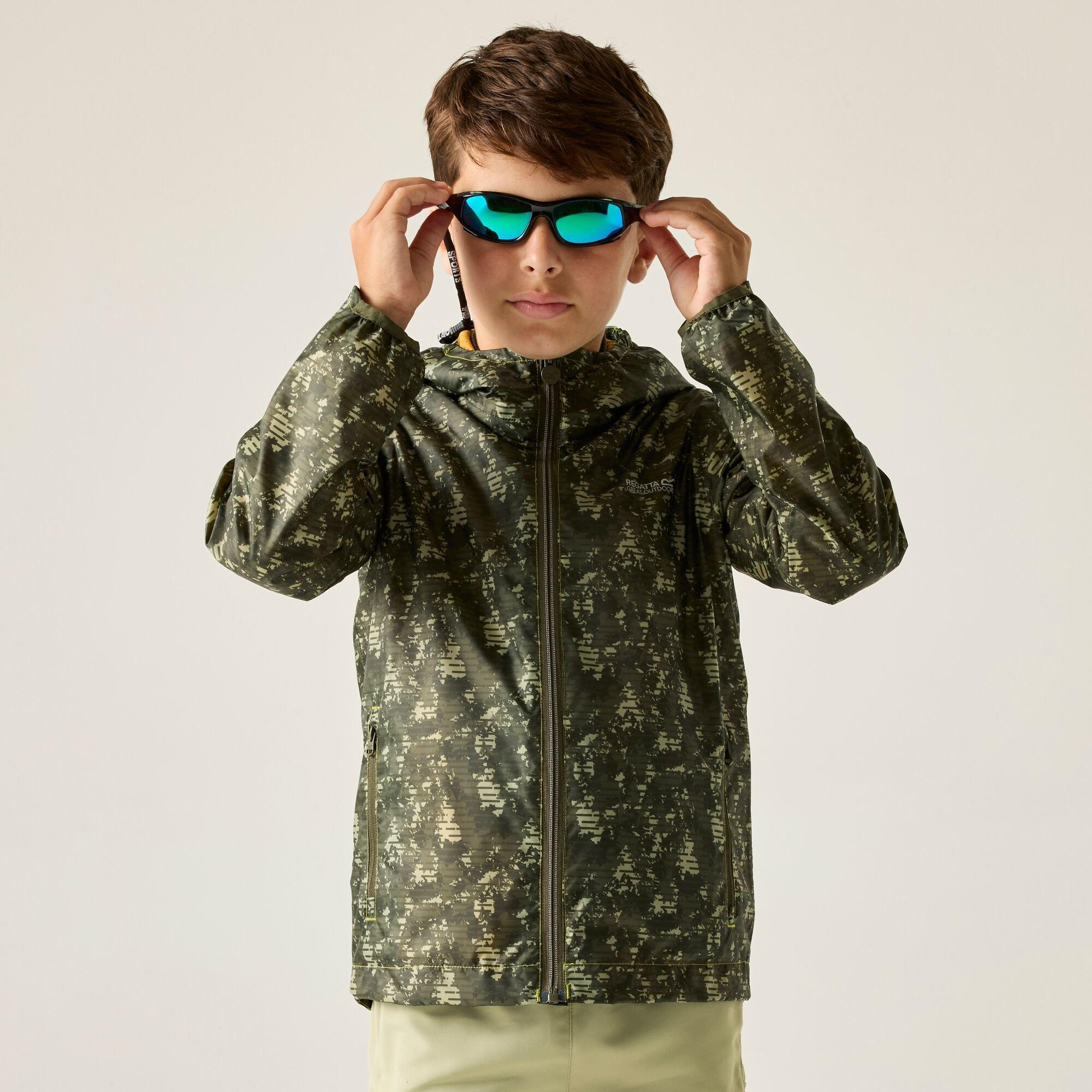 Kids Printed Lever II Waterproof Isolite Jacket