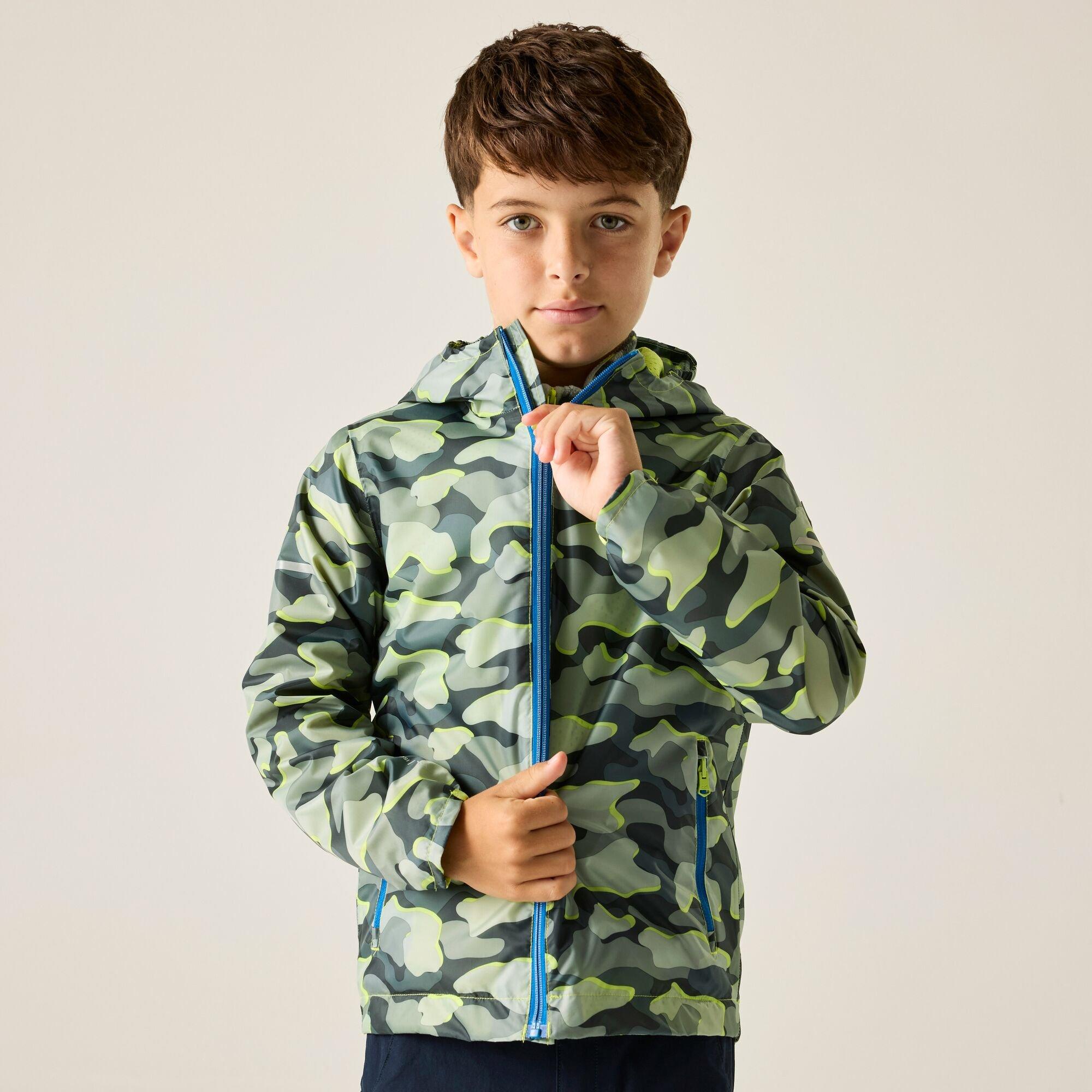 Kids Printed Lever II Waterproof Isolite Jacket