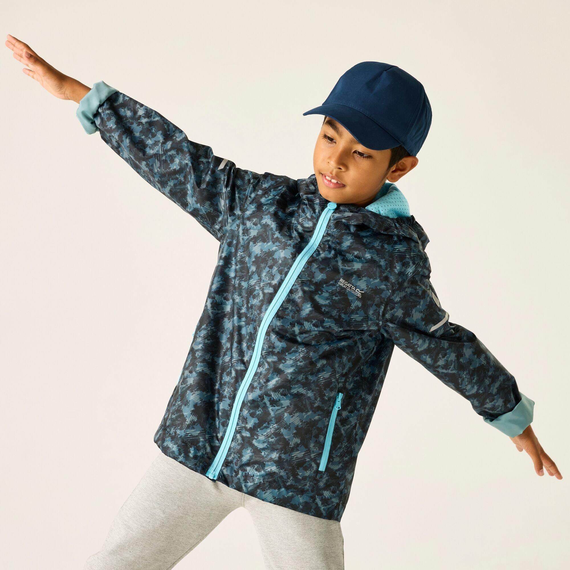 Kids Printed Lever II Waterproof Isolite Jacket
