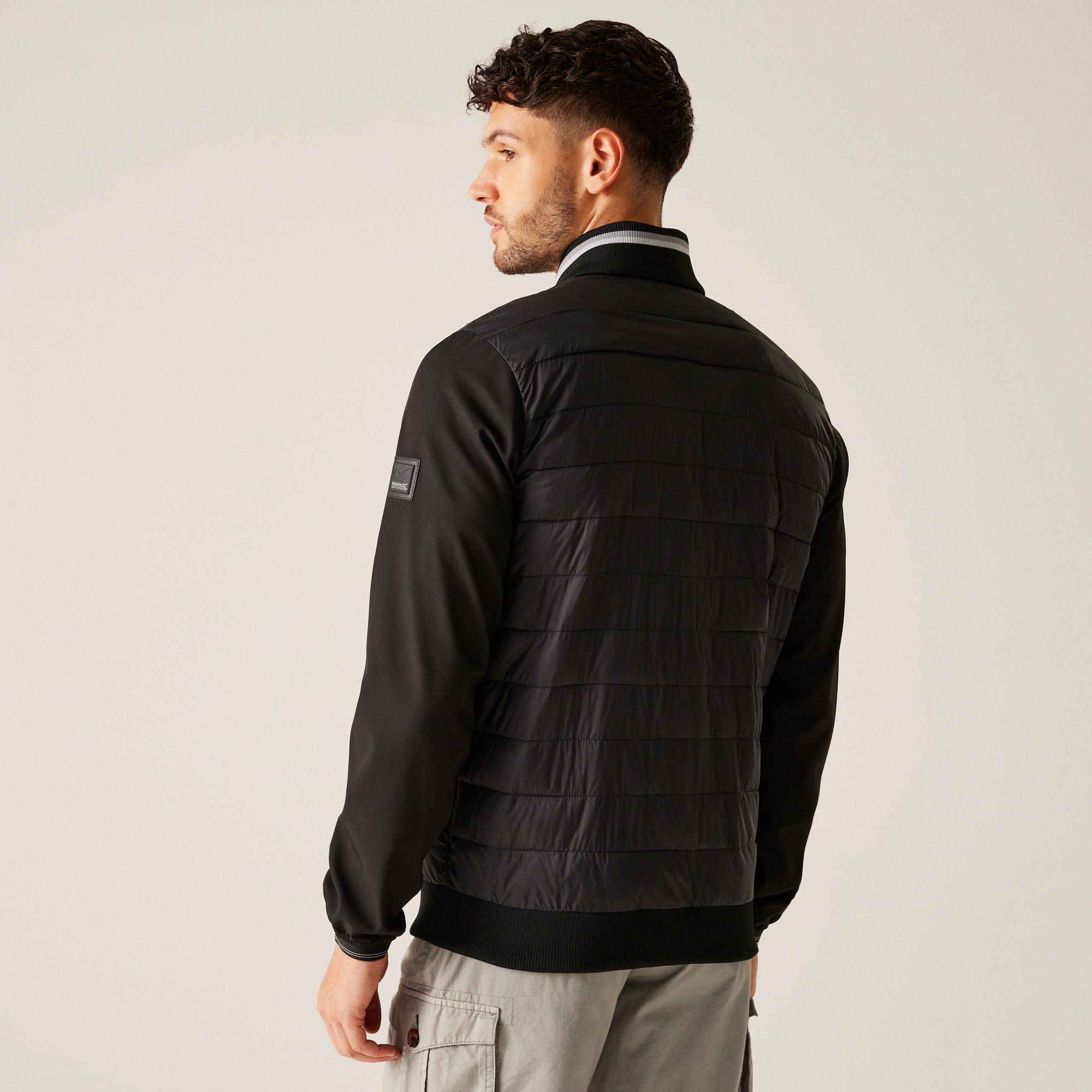 Black - Regatta - Men's Brennon Lightweight Water-Repellent Quilted Jacket - 2