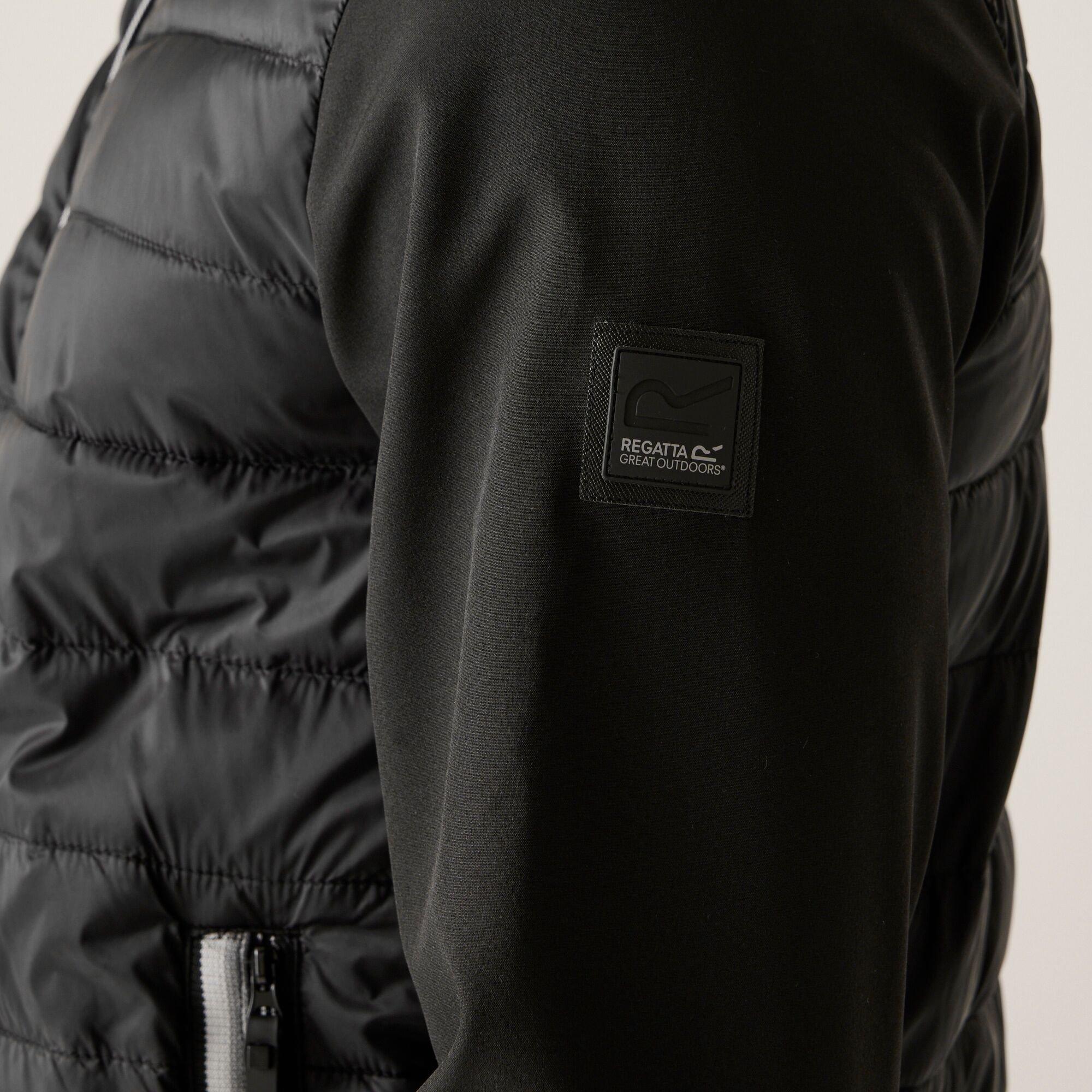 Black - Regatta - Men's Brennon Lightweight Water-Repellent Quilted Jacket - 6