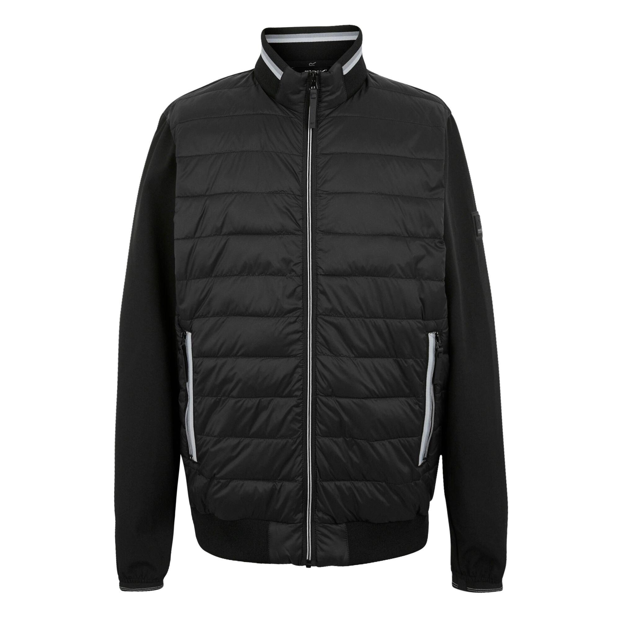 Black - Regatta - Men's Brennon Lightweight Water-Repellent Quilted Jacket - 7