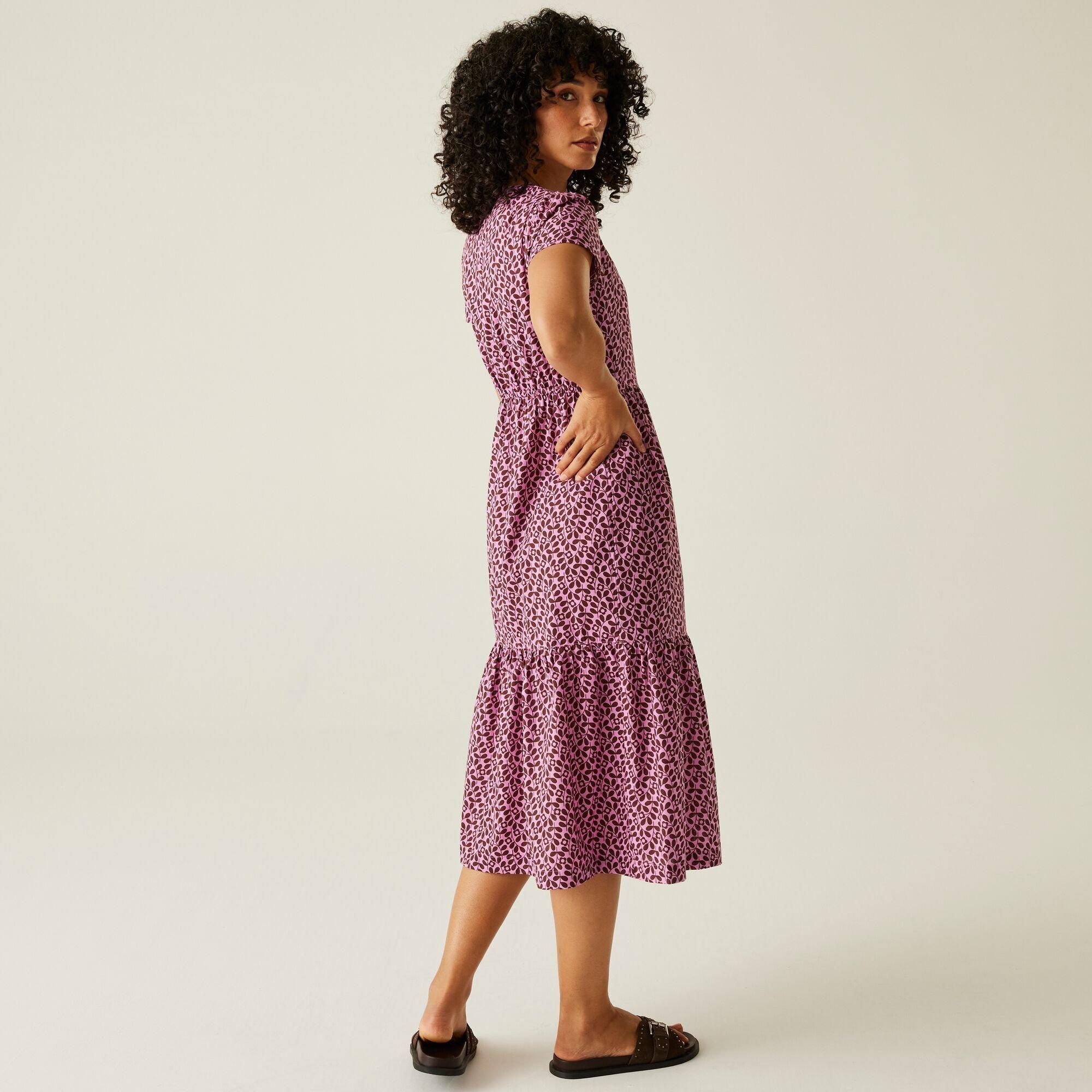 Jasmine Flower - Regatta - Women's Orla Kiely Smock Dress - 4