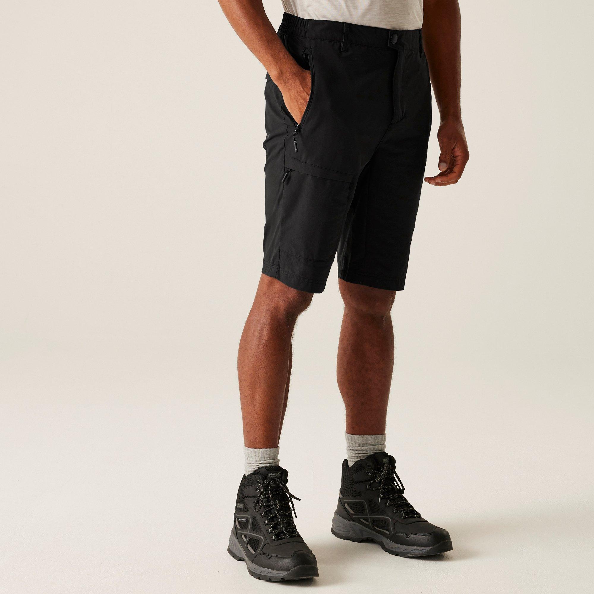 Regatta Men's Highton Ii Water-Repellent Shorts - Black - 34