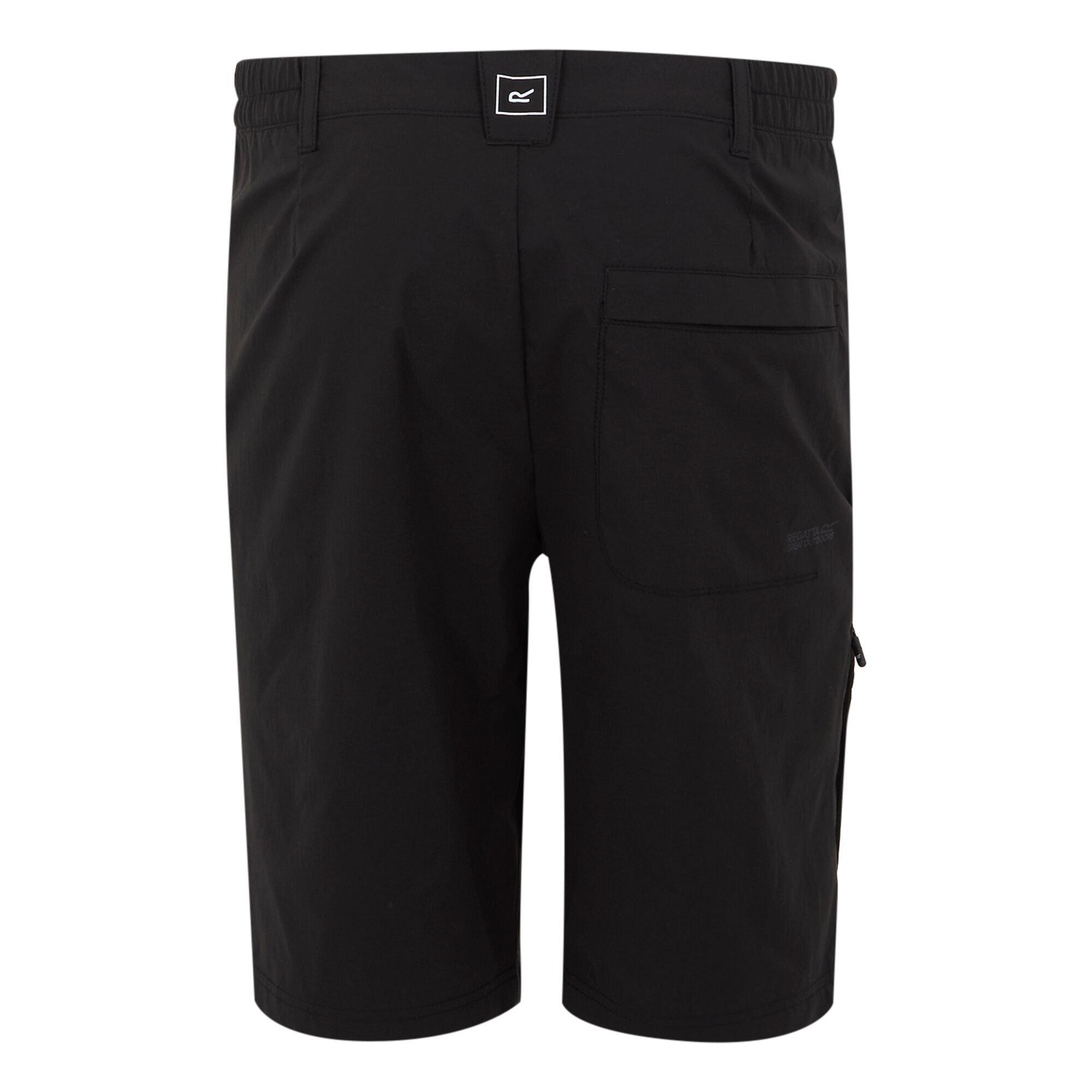 Black - Regatta - Men's Highton II Long Walking Shorts - 6