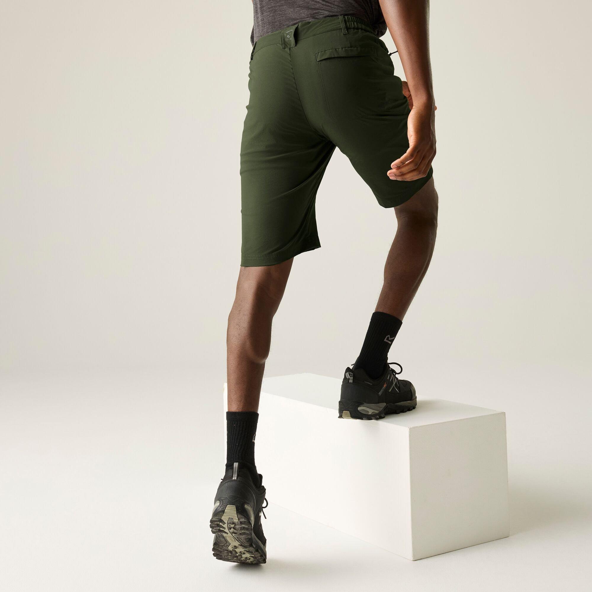 Dark Khaki - Regatta - Mens Highton II Water-Repellent Shorts - 2