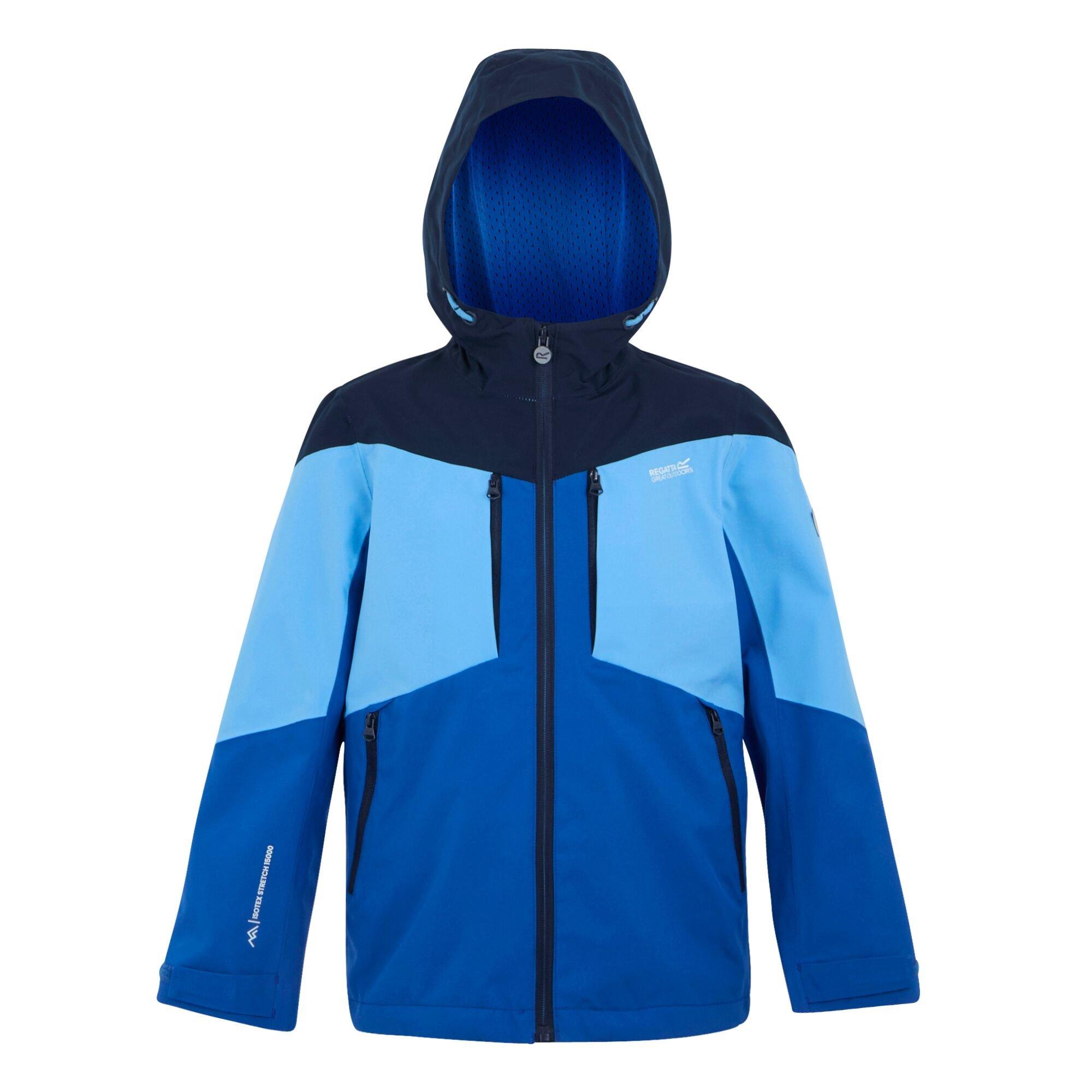 Olympian Blue/E - Regatta - Kids' Highton Waterproof Jacket - 7