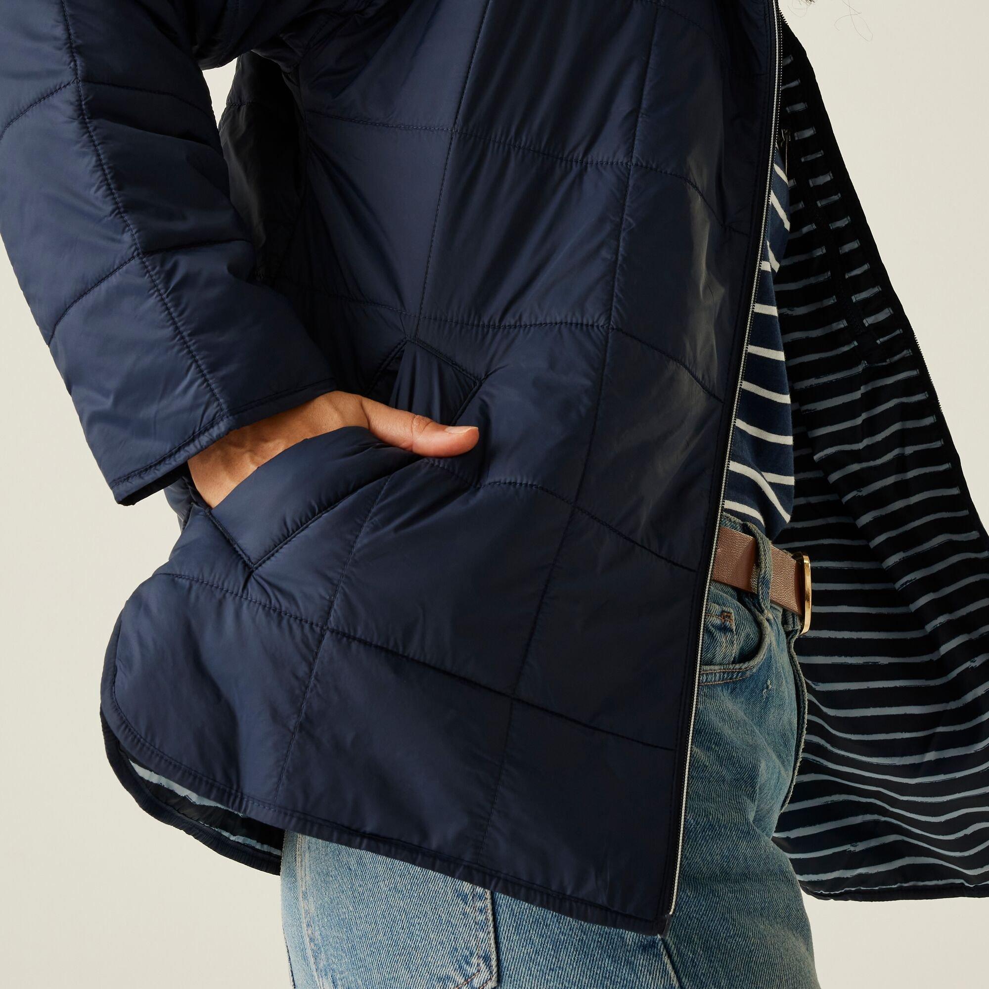 Navy - Regatta - Women's Courcelle II Water-Repellent Lightweight Quilted Jacket - 5