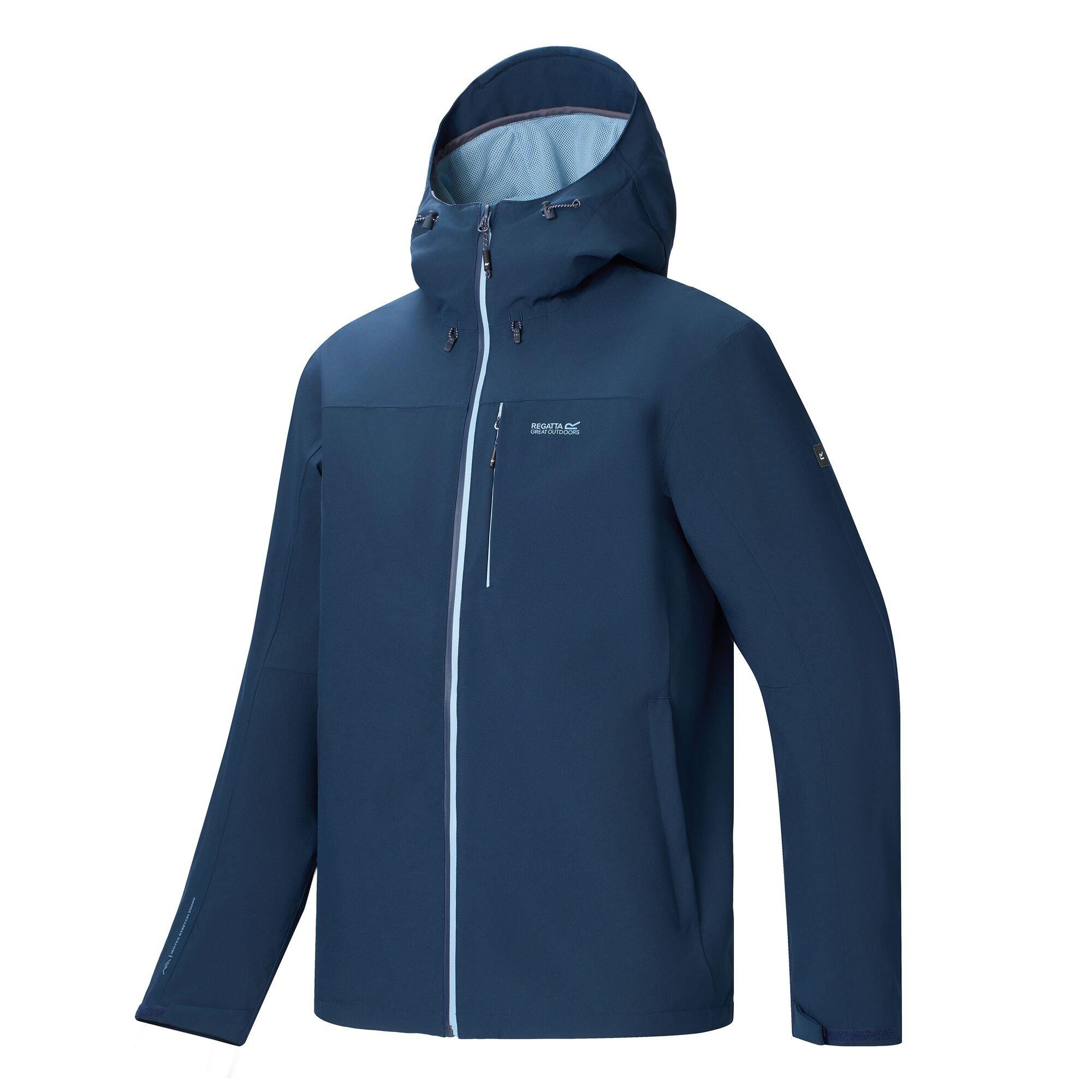 Navy(Dusky Blue - Regatta - Mens Birchdale II Waterproof Jacket - 11