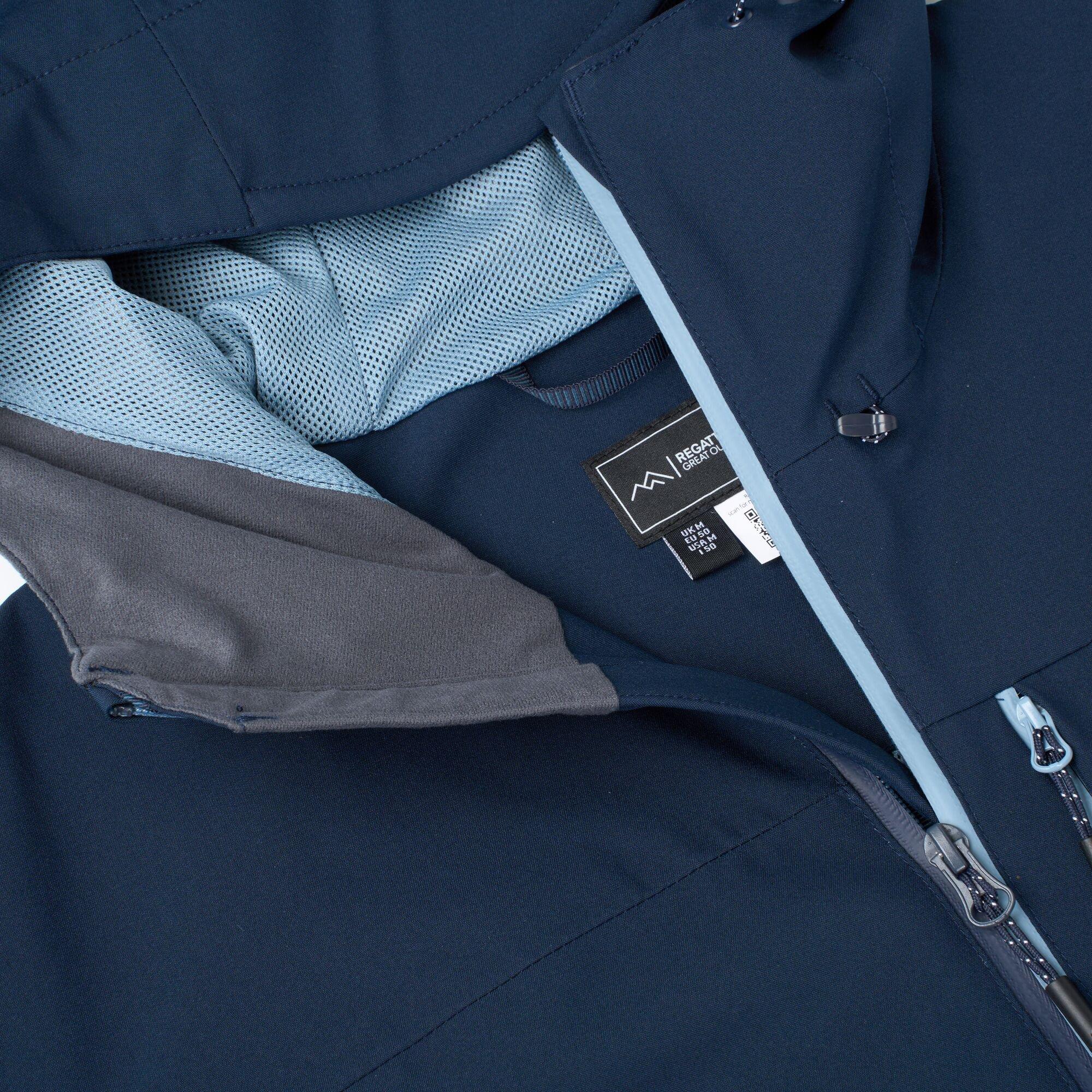 Navy(Dusky Blue - Regatta - Mens Birchdale II Waterproof Jacket - 14
