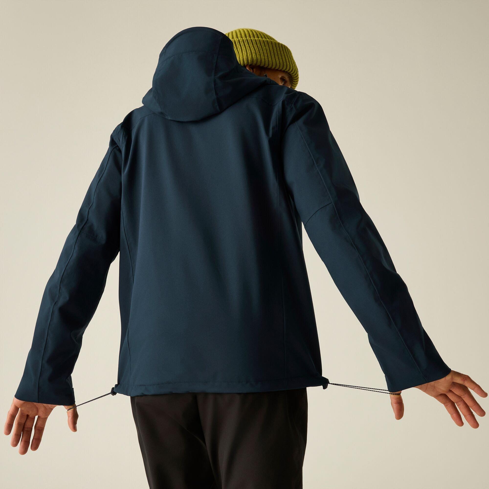 Navy(Dusky Blue - Regatta - Mens Birchdale II Waterproof Jacket - 3