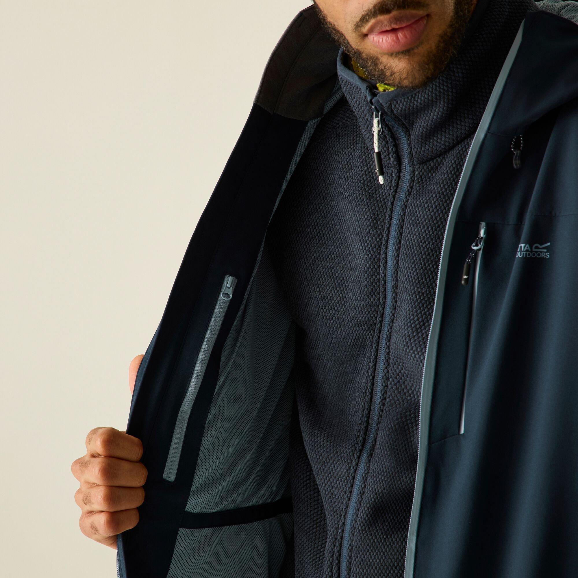 Navy(Dusky Blue - Regatta - Mens Birchdale II Waterproof Jacket - 7