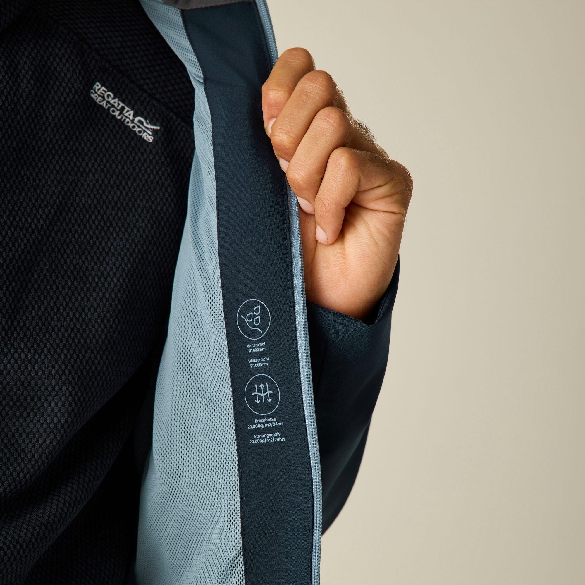 Navy(Dusky Blue - Regatta - Mens Birchdale II Waterproof Jacket - 8