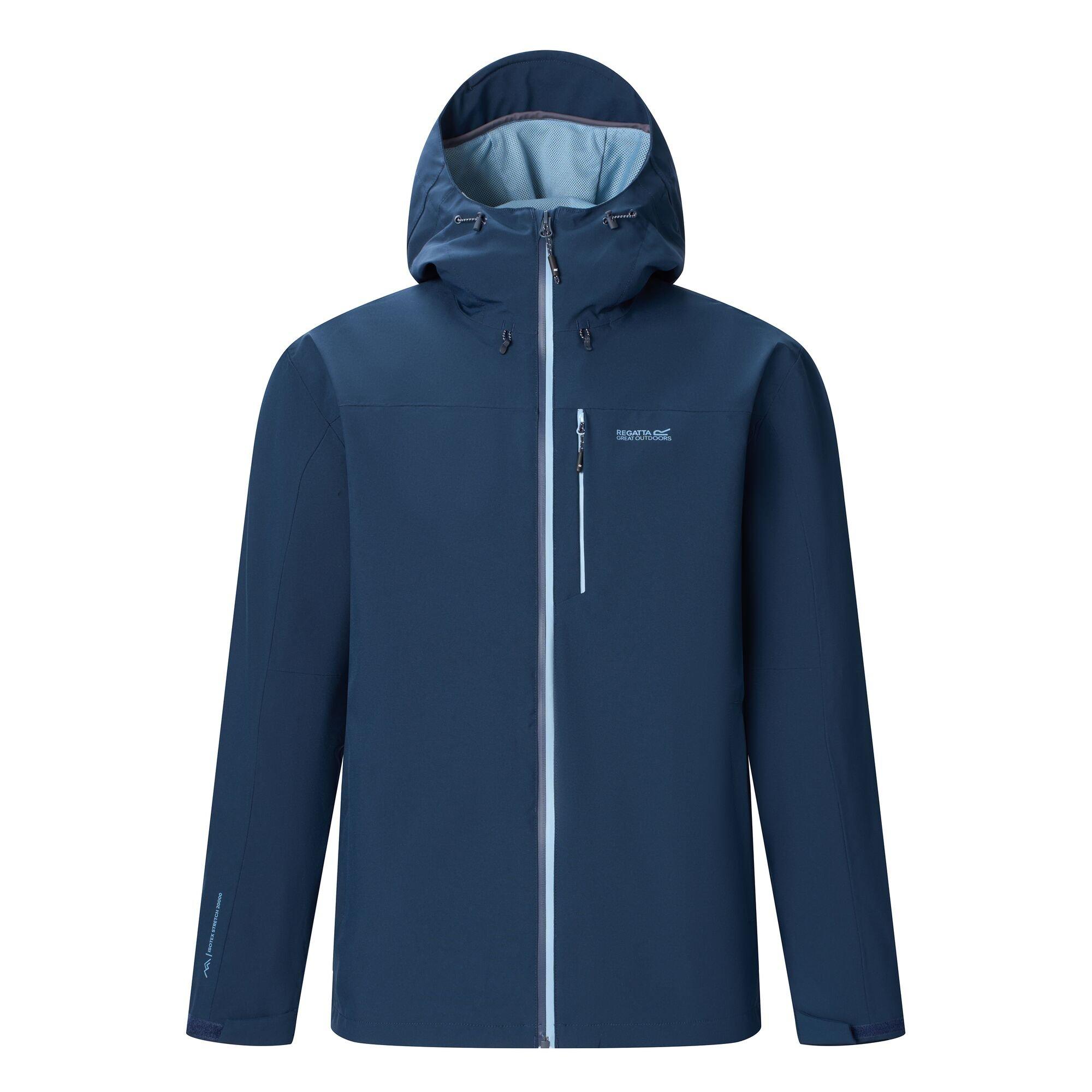 Navy(Dusky Blue - Regatta - Mens Birchdale II Waterproof Jacket - 10