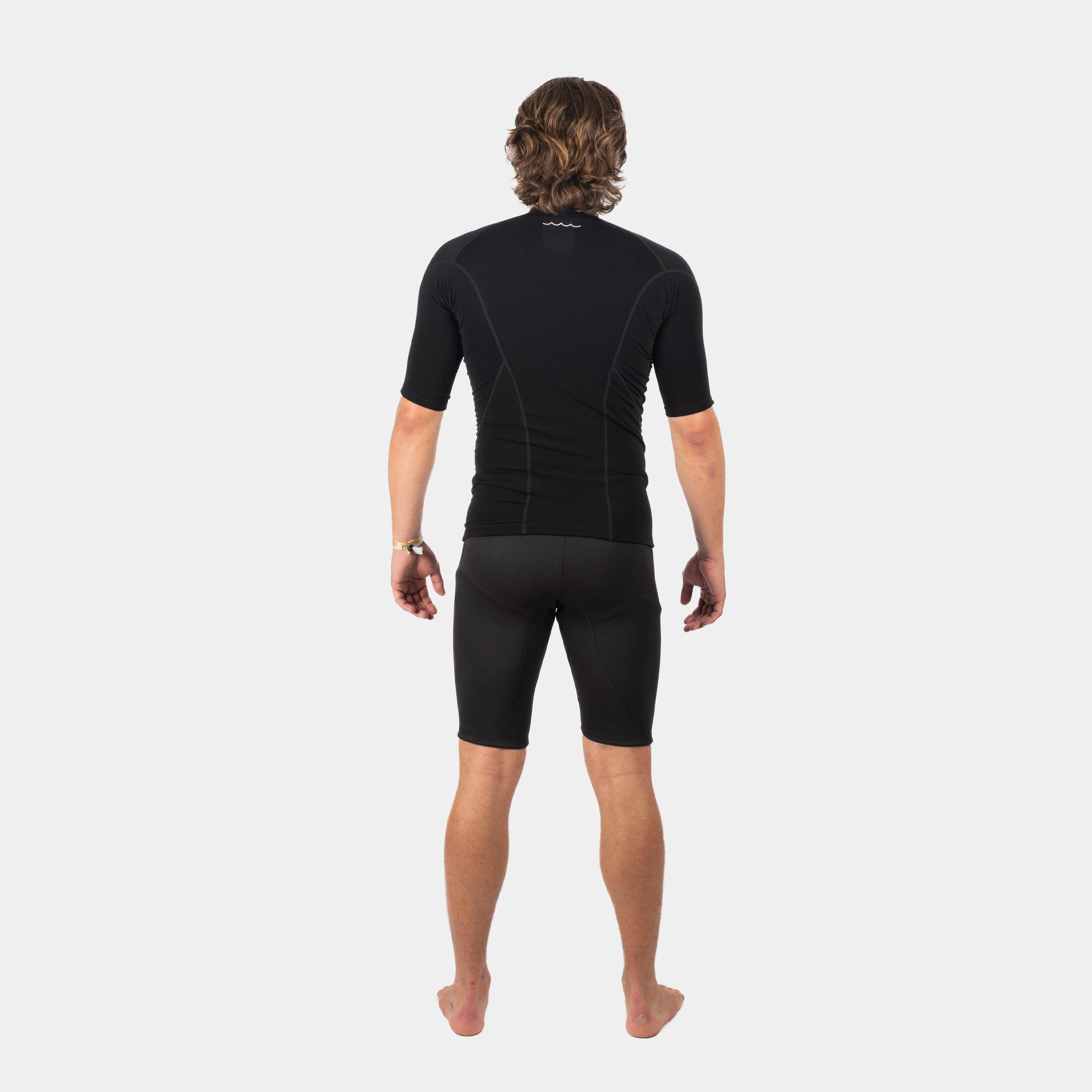 Black - Gul - EVOTHERM SHORT SLEEVE FLATLOCK THERMAL - 5