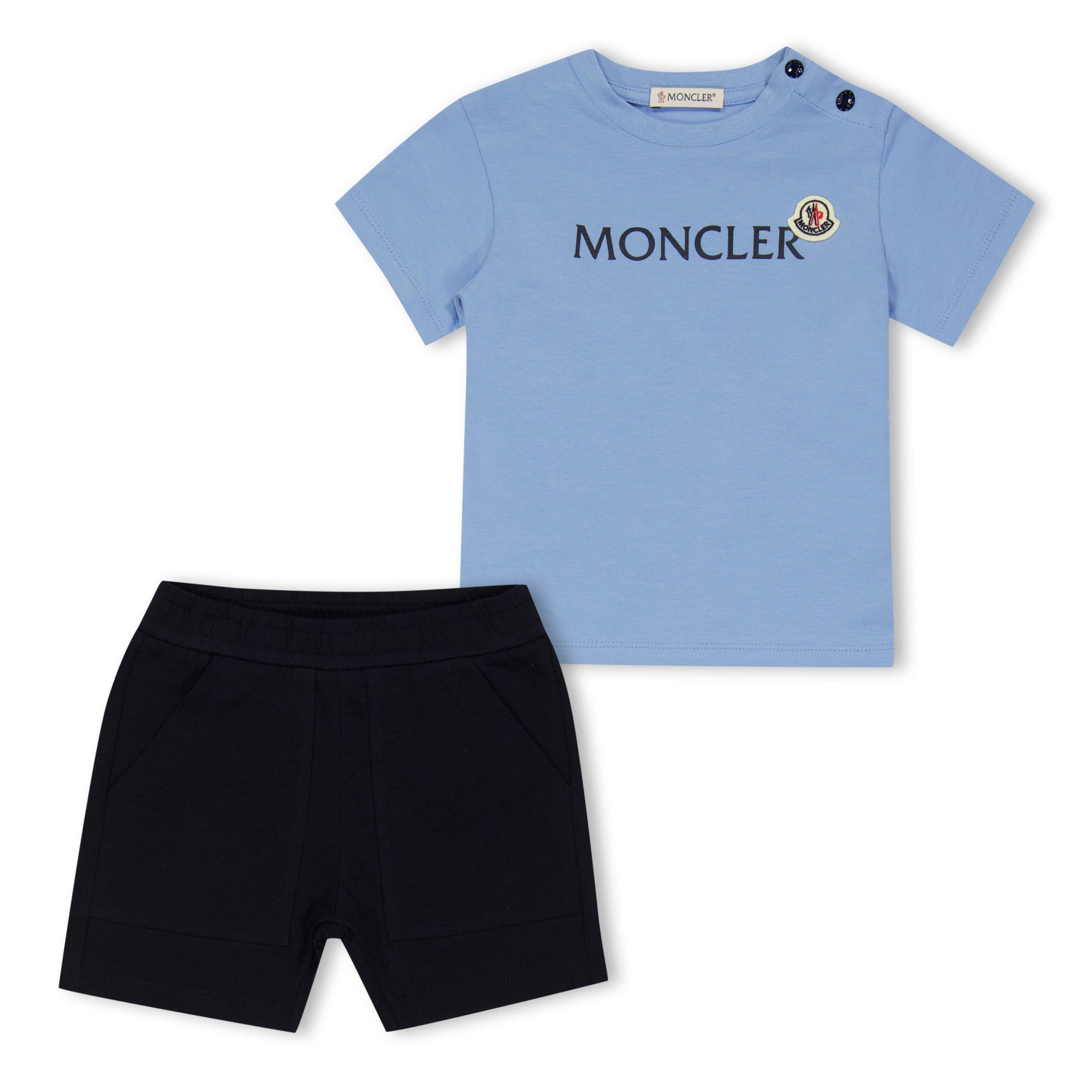 Blue F77 - Moncler - Kids' T-Shirt Set - 1