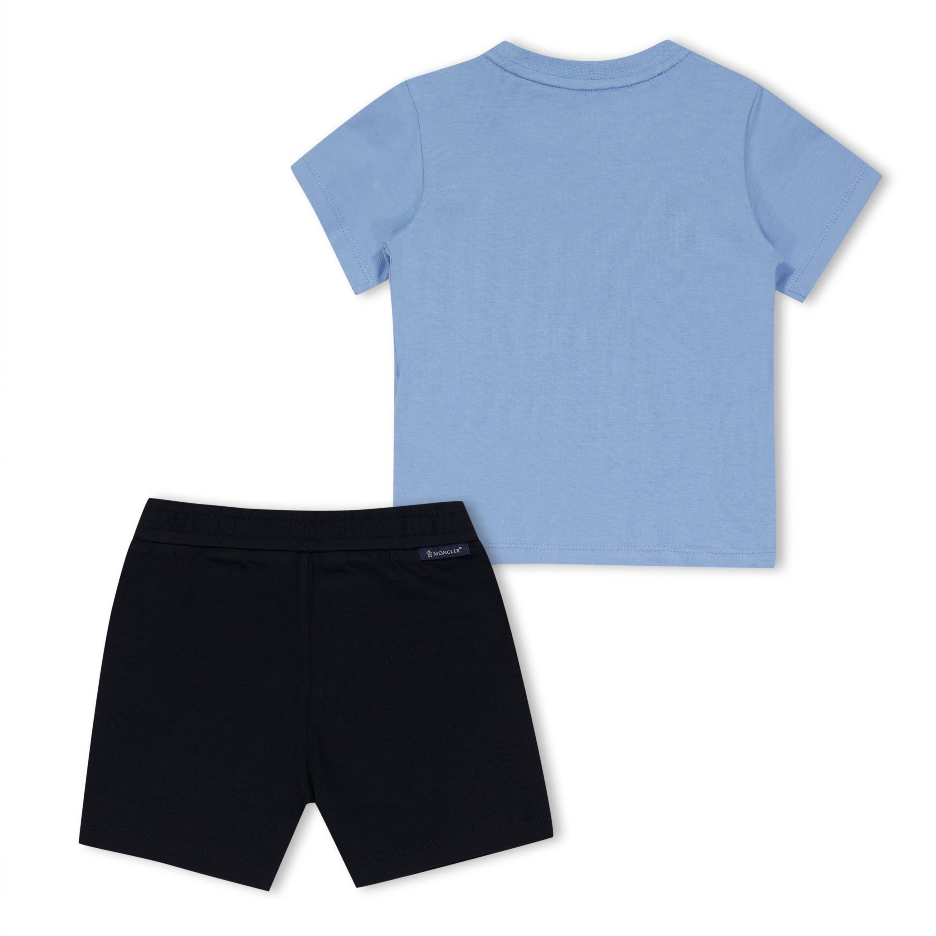 Blue F77 - Moncler - Kids' T-Shirt Set - 2