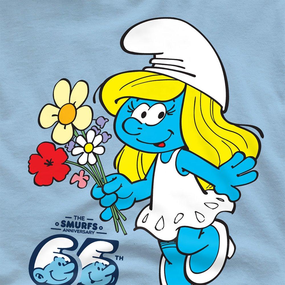 Blue - Other - Smurfs 65Th Anniversary Smurfette T Shirt Light B - 2