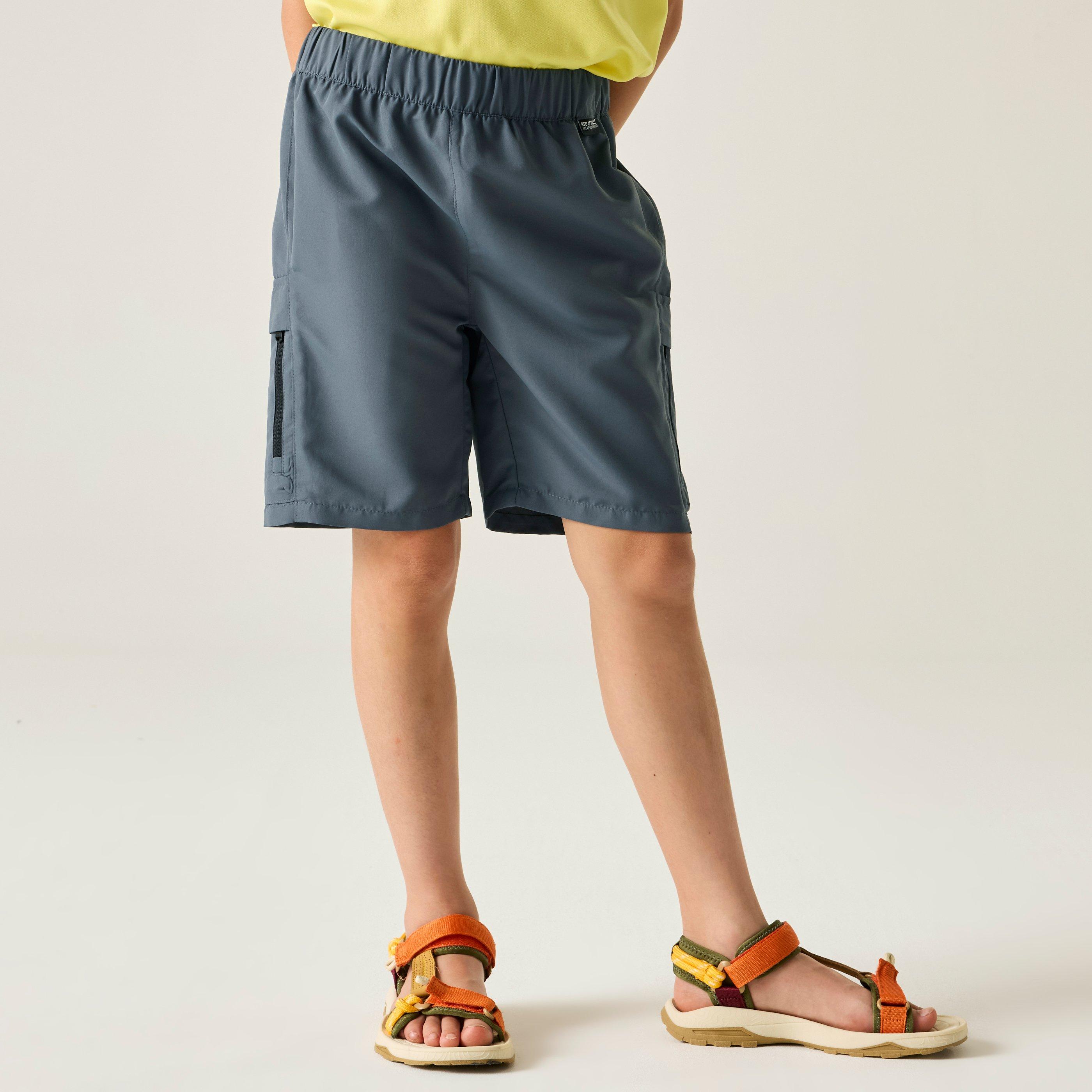 Regatta  Kids Kids Sorcer Iii Water-Repellent Upf 50+ Shorts - Dark Storm - 3-4 Years