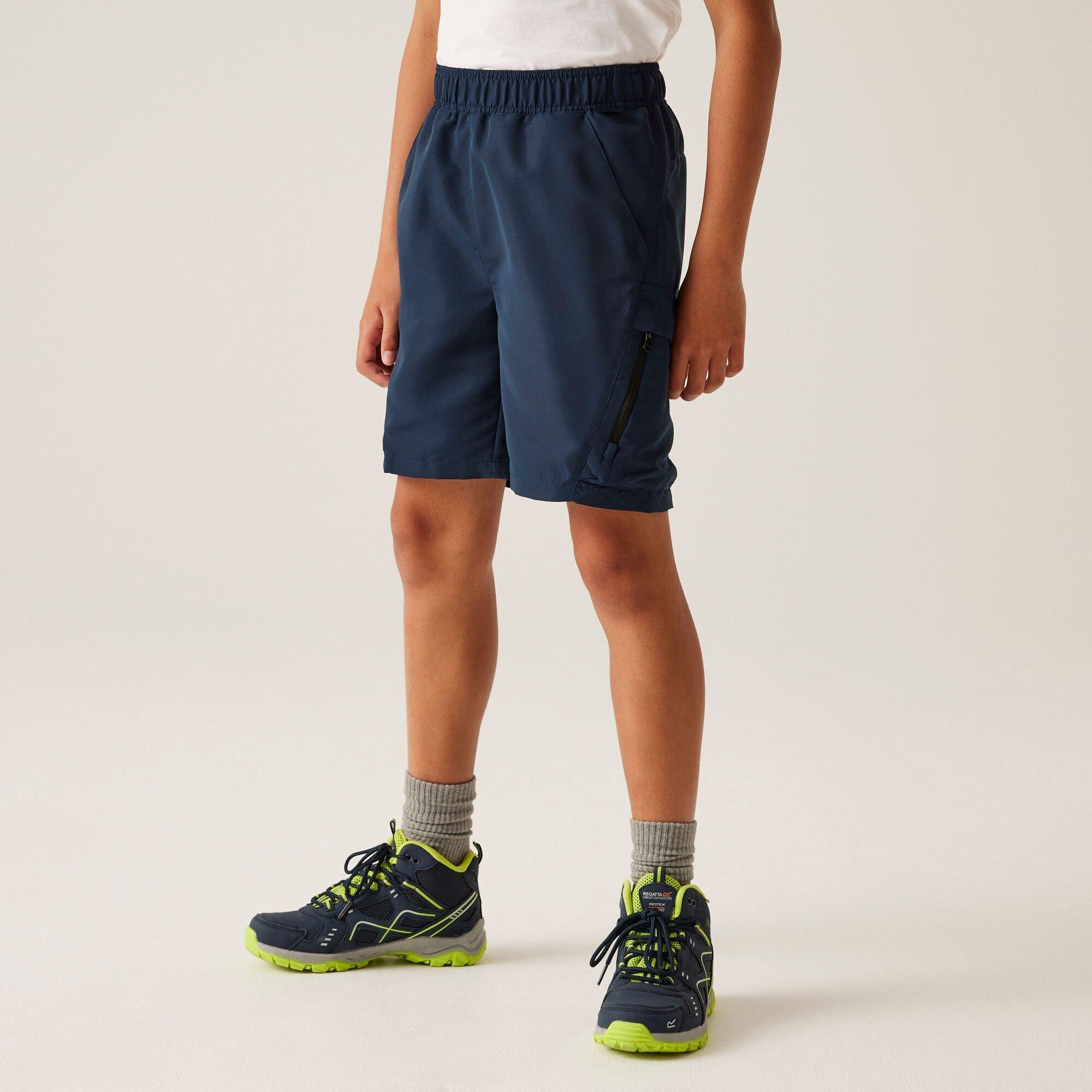 Navy - Regatta - Kids Sorcer III Water-Repellent UPF 50+ Shorts - 1