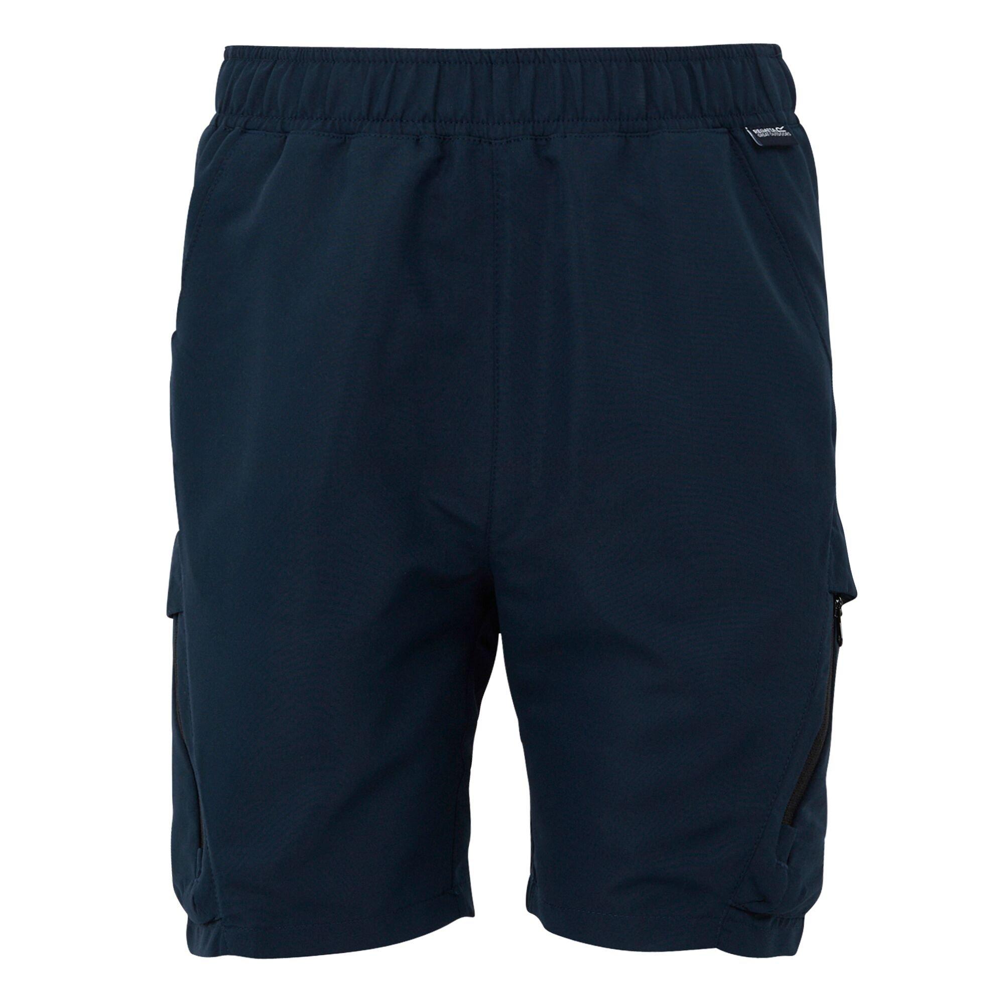 Navy - Regatta - Kids' Sorcer III Walking Shorts - 5