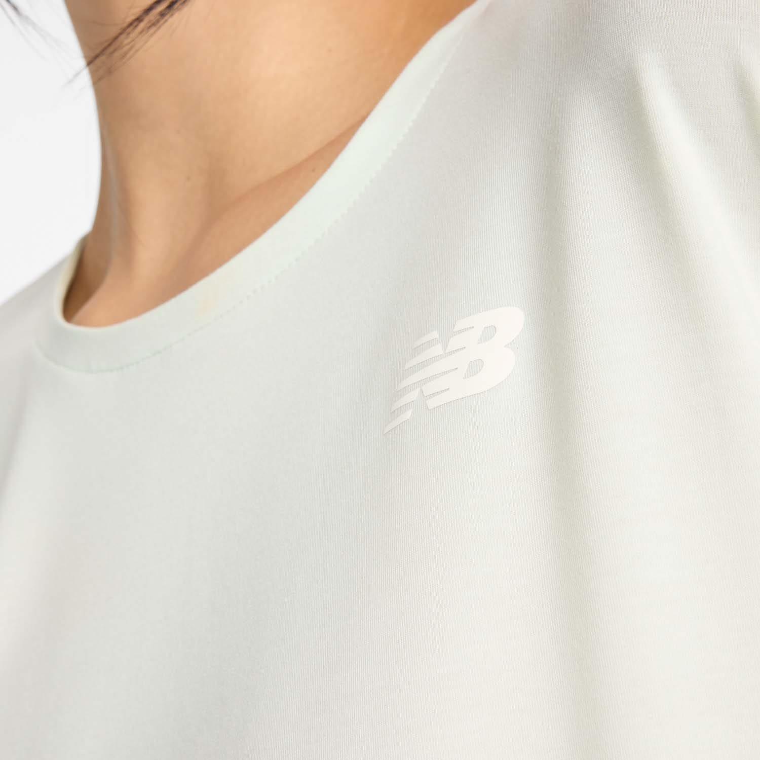 Mint - New Balance - Drapey Jersey Long Sleeve T-Shirt - 4