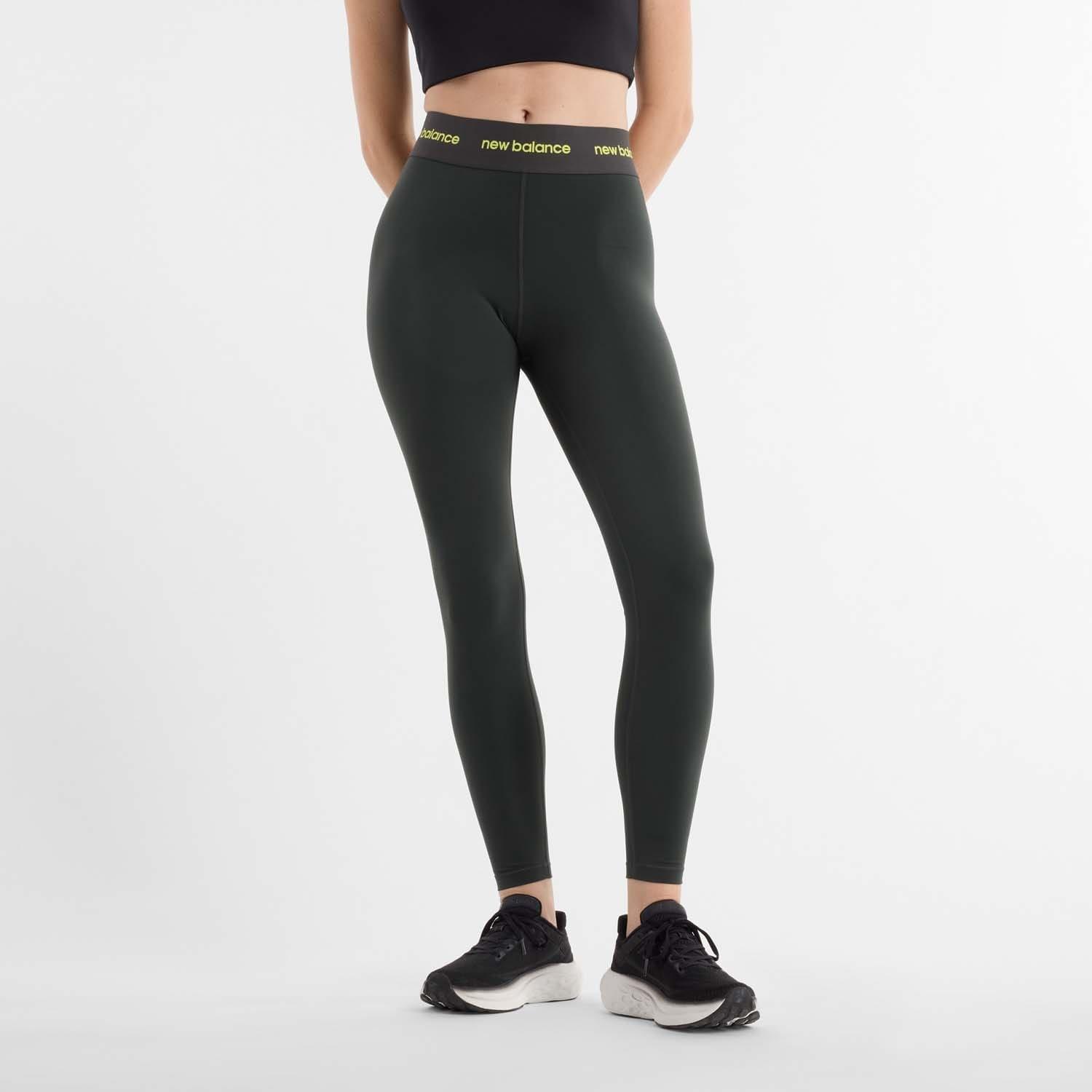 Black - New Balance - Sleek High Rise 25in Sport Leggings - 1
