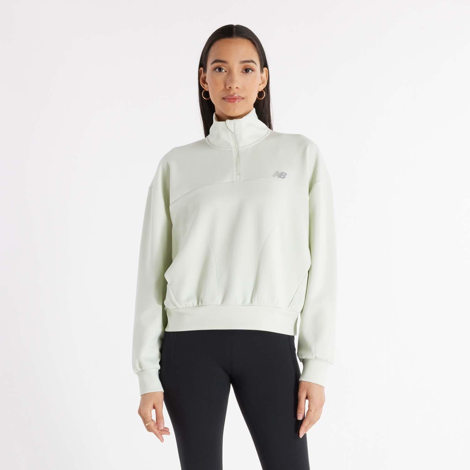 New Balance Tech Knit Oversized quarter Zip Top