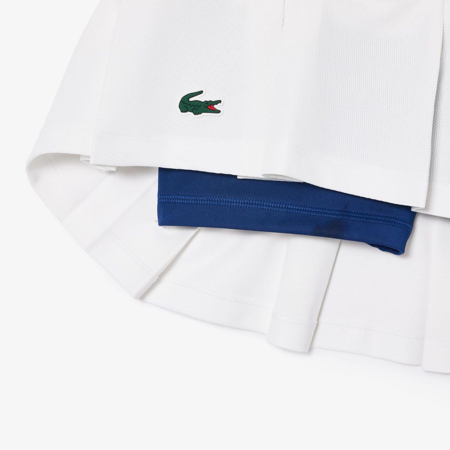 White - Lacoste - Piqu¿ Tennis Skirt - 6