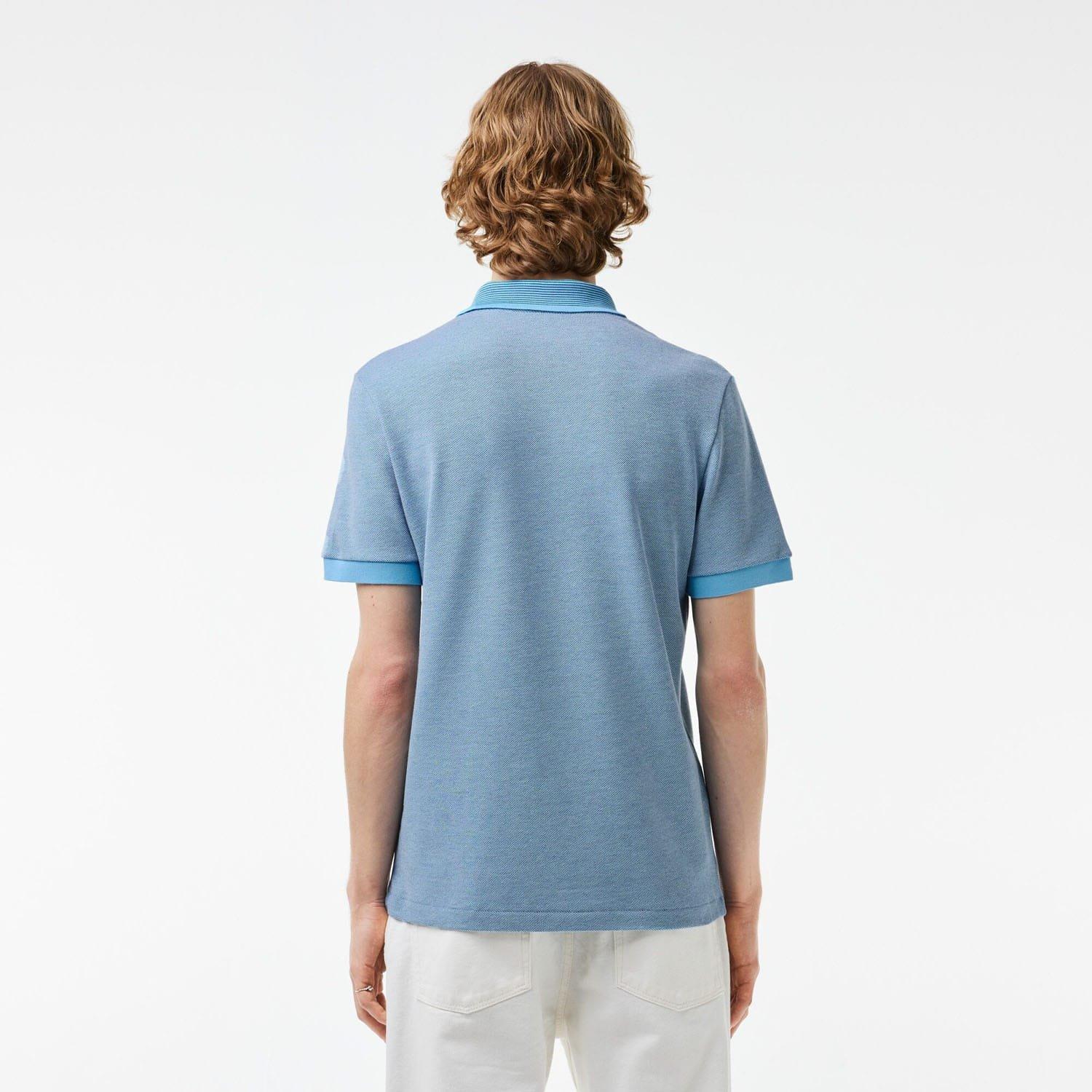 Blue - Lacoste - Regular Fit Caviar Piqu¿ Polo Shirt - 2