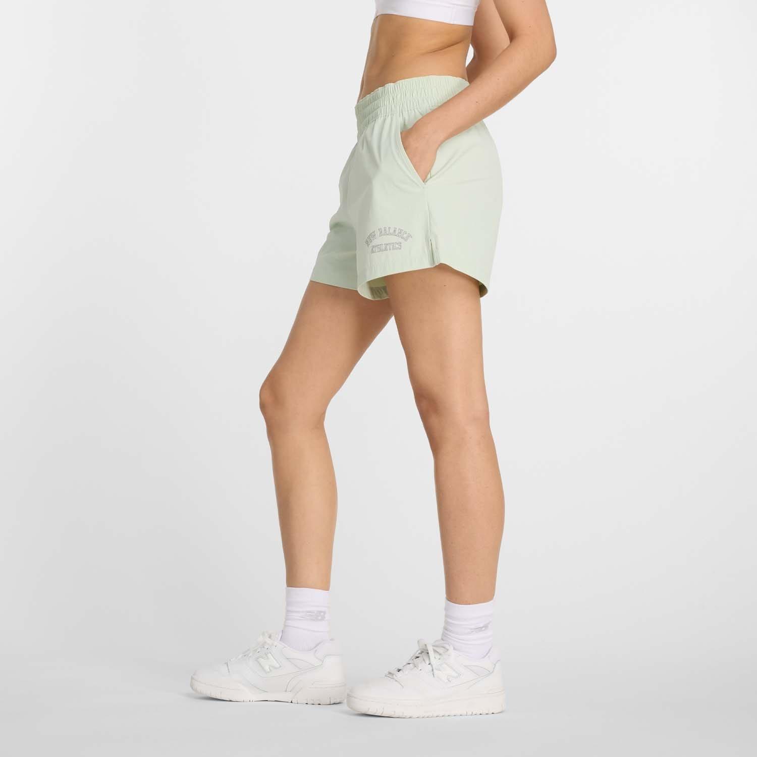 Mint - New Balance - Graphic Stretch Woven Pocket Shorts - 2
