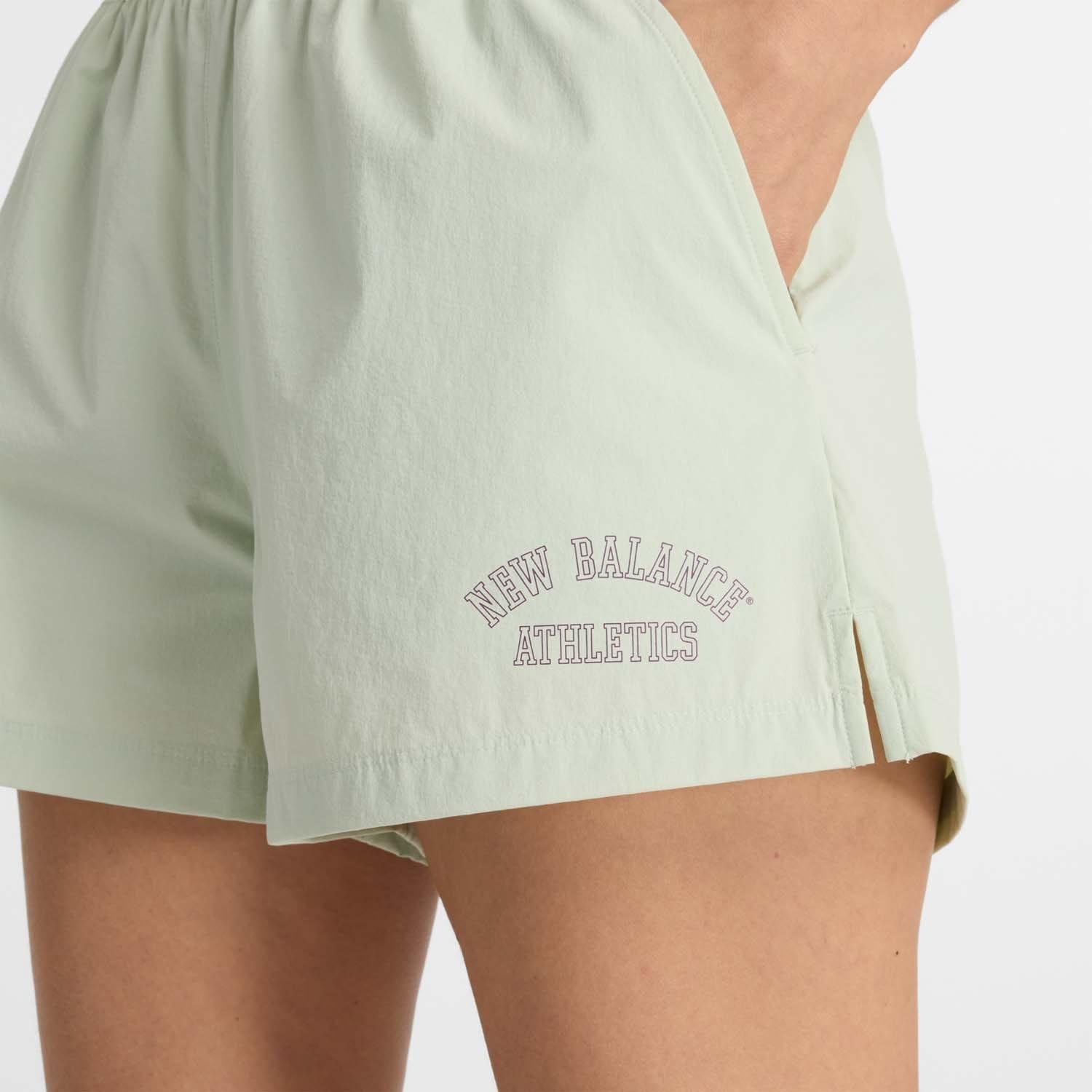 Mint - New Balance - Graphic Stretch Woven Pocket Shorts - 5