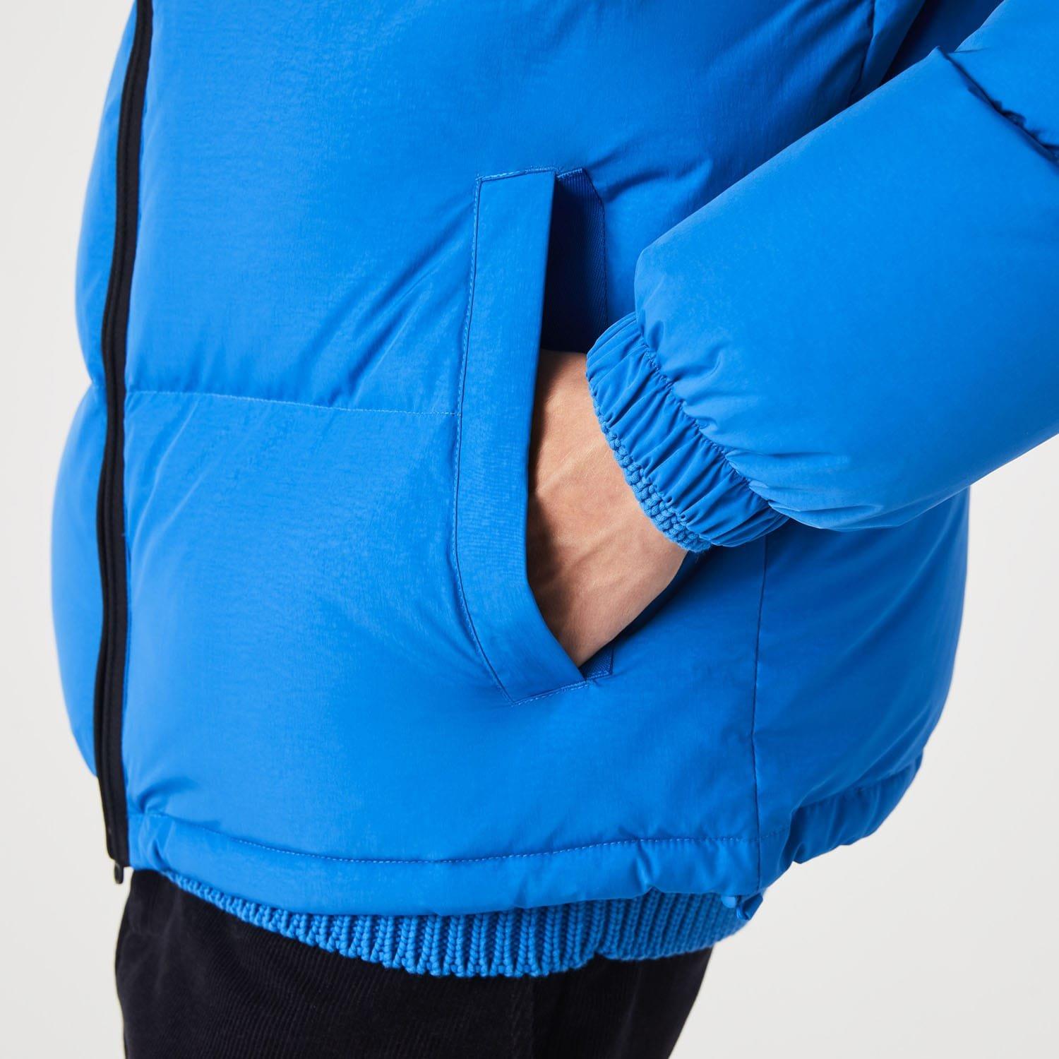 Red - Lacoste - Lightweight Water-Resistant Puffer Jacket - 5