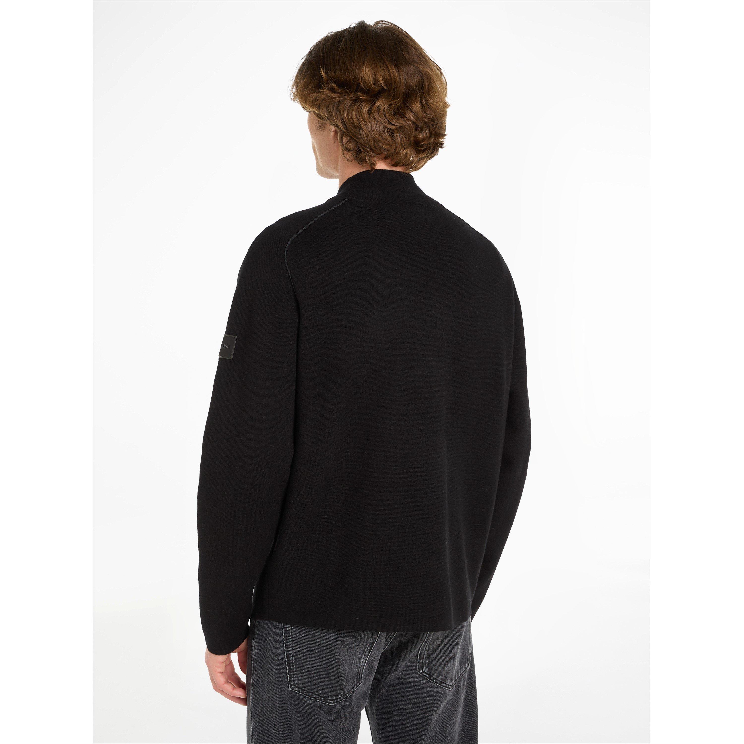 Ck Black - Calvin Klein - Men's Milano Stitch Crew Neck Jumper - 4