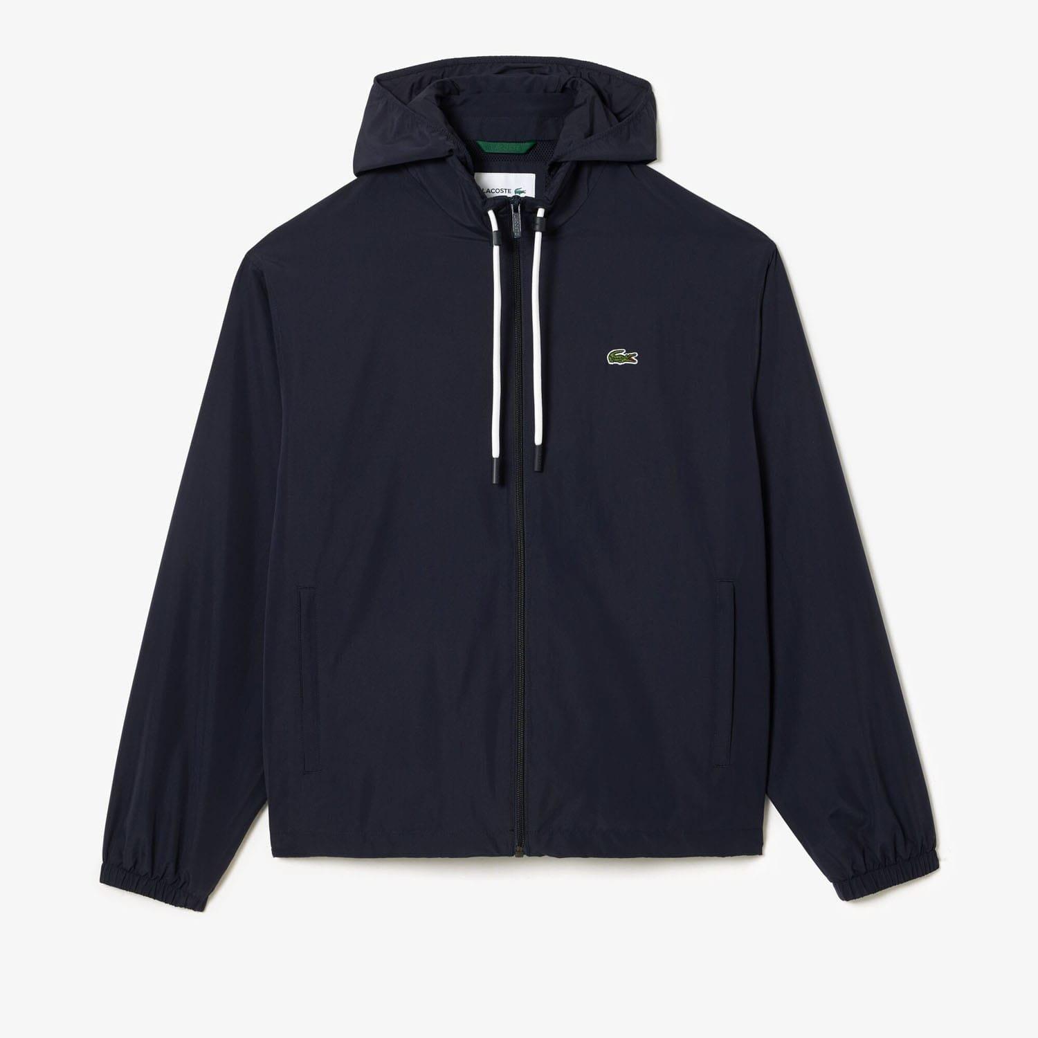 Navy - Lacoste - Detachable Hood Sportsuit Jacket - 2
