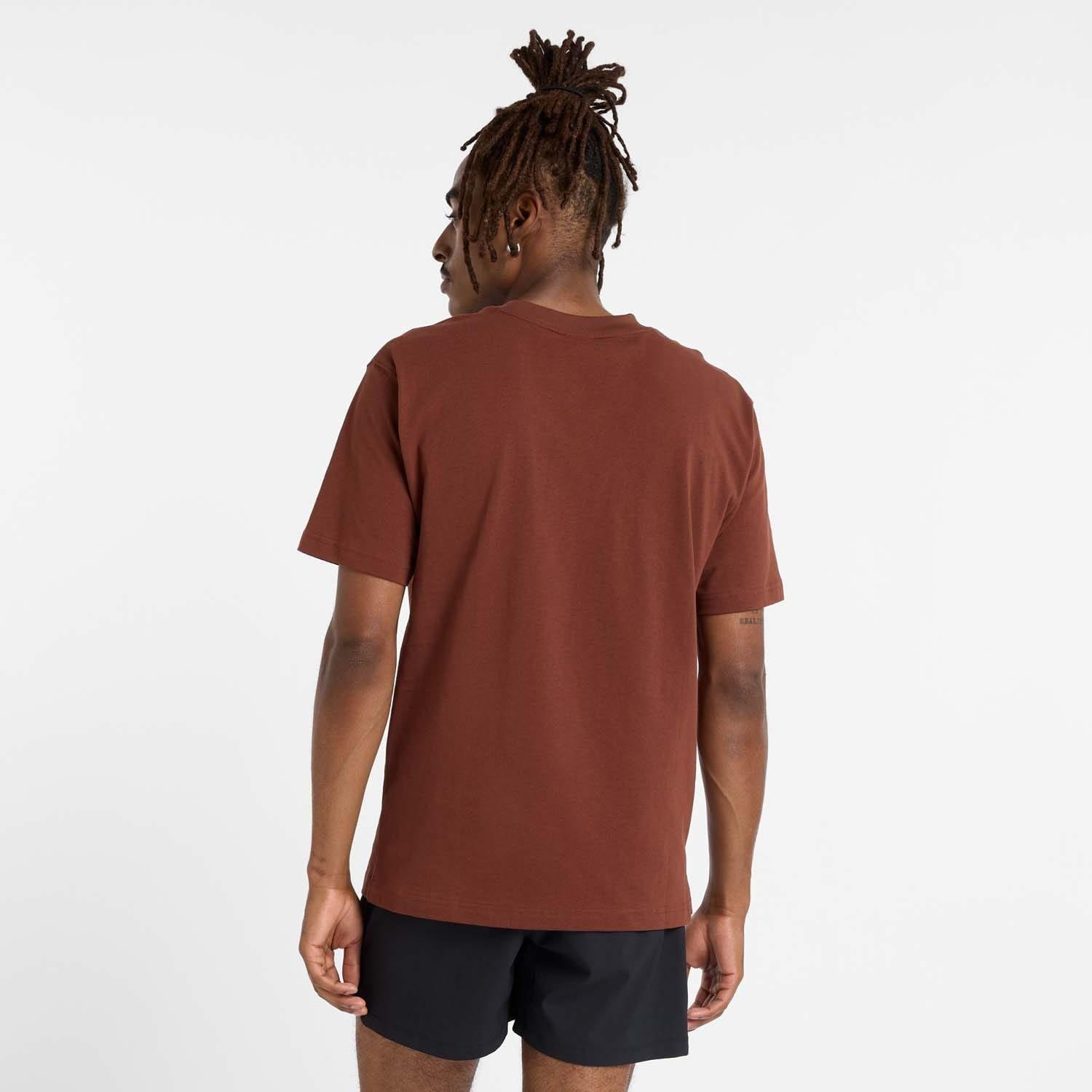 Brown - New Balance - Athletics Cotton T-Shirt - 2