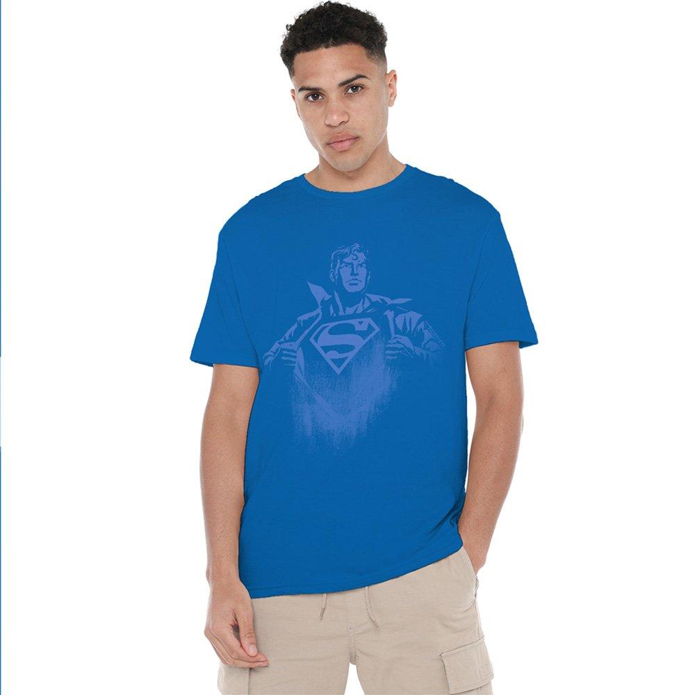 Blue - DC Comics - Superman Chest Logo T-Shirt Royal - 1
