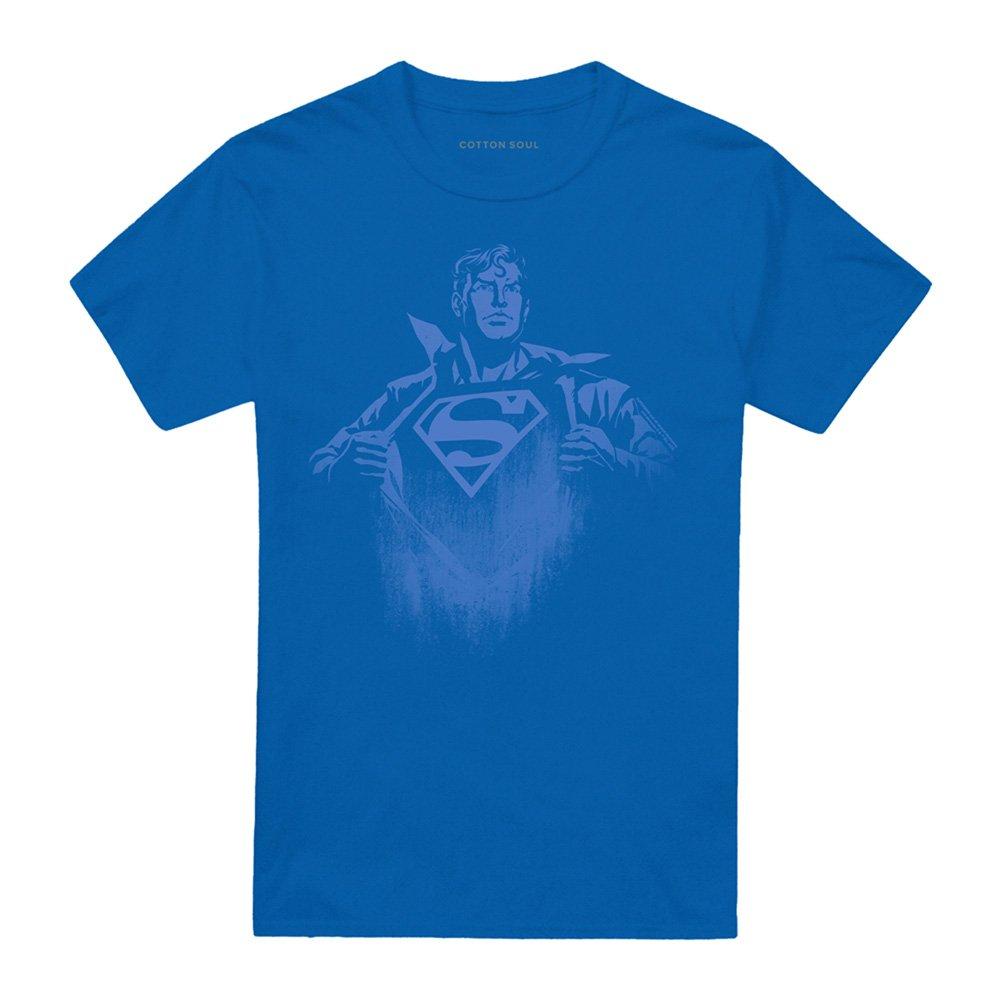 Blue - DC Comics - Superman Chest Logo T-Shirt Royal - 4