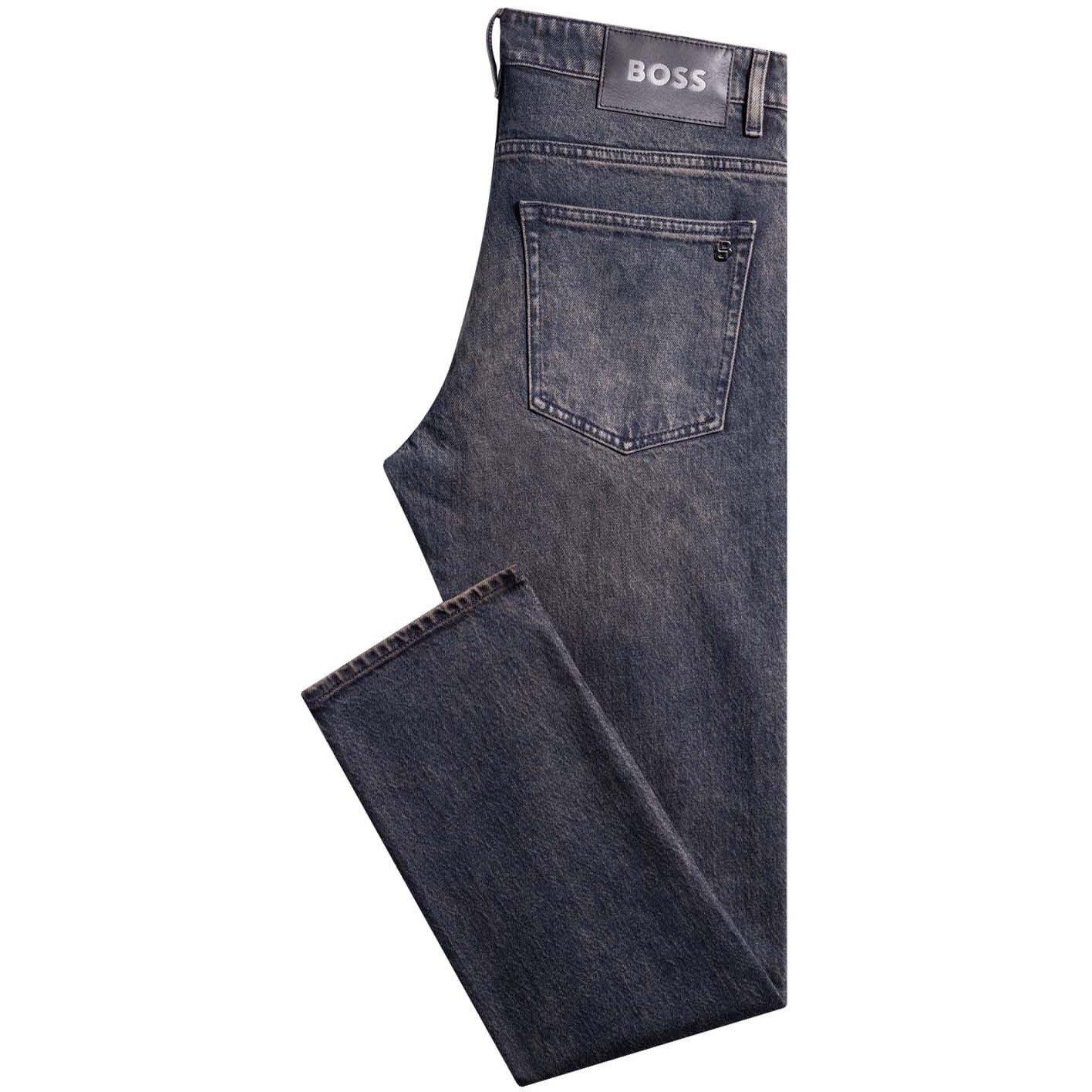Dark Blue - Boss - Delaware Extra Slim-Fit Jeans - 3