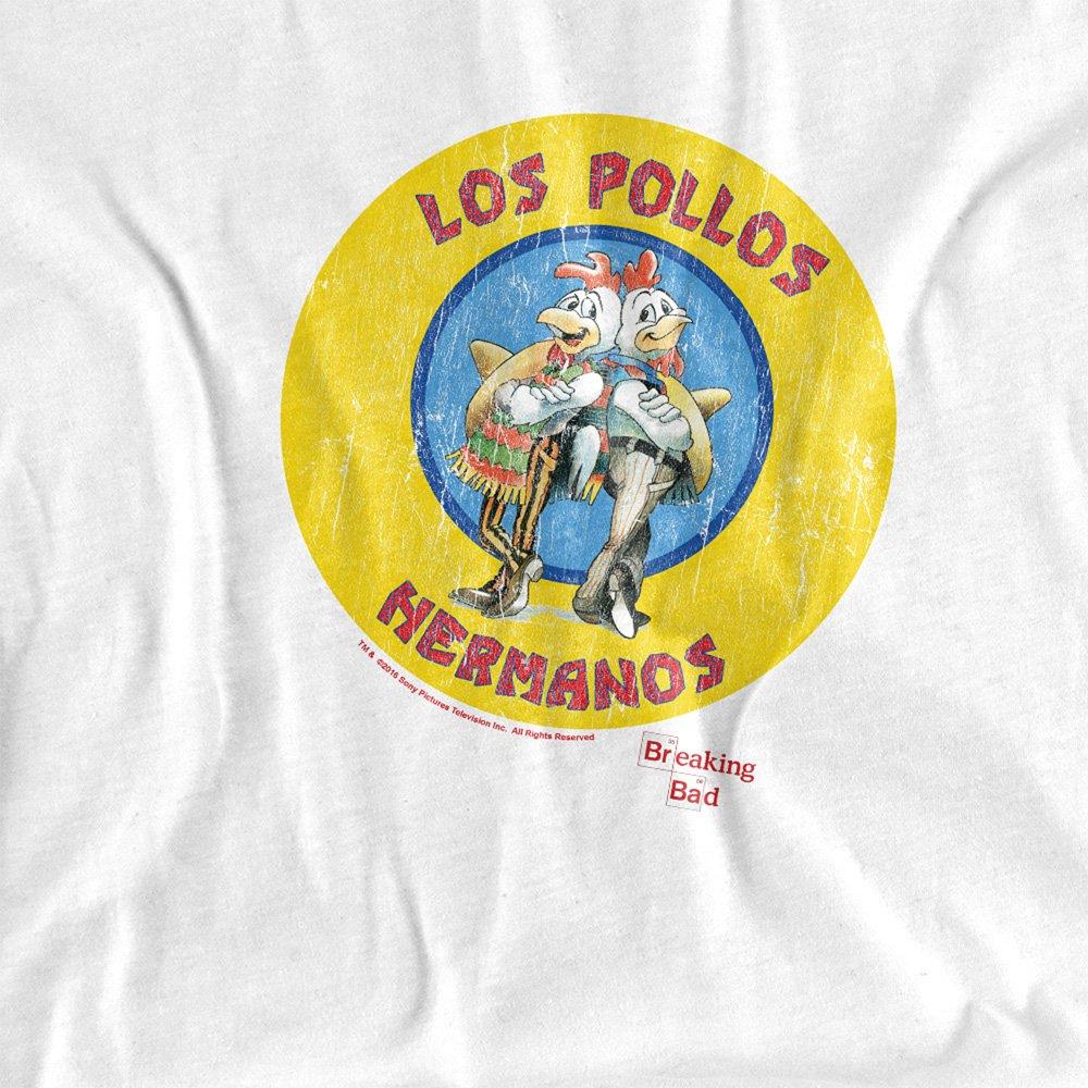 White - Breaking Bad - Breaking Bad Los Pollos Hermanos Long Sleeve T-Shi - 2
