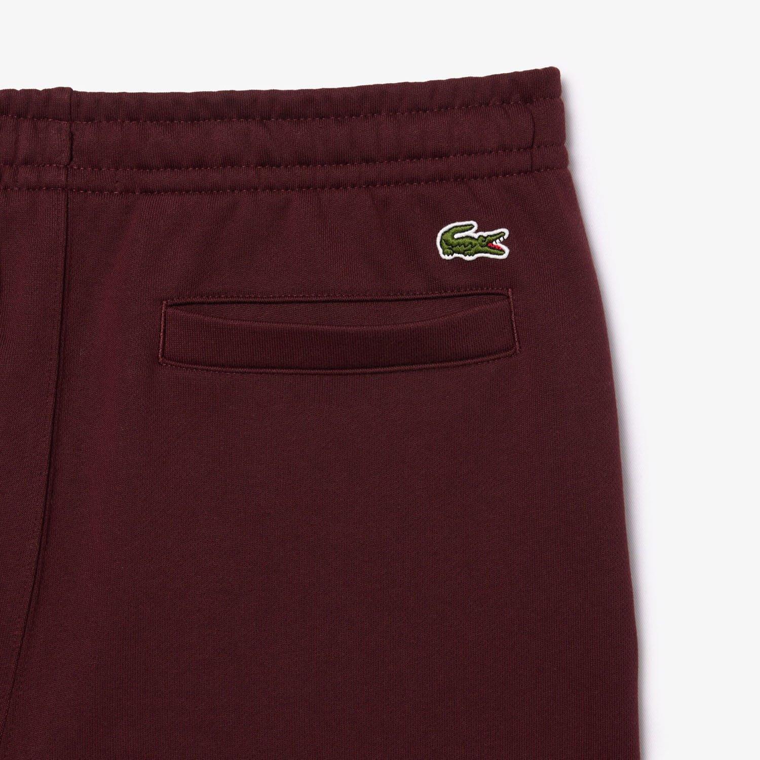 Red Maroon - Lacoste - Tapered Leg Sweatpants - 5