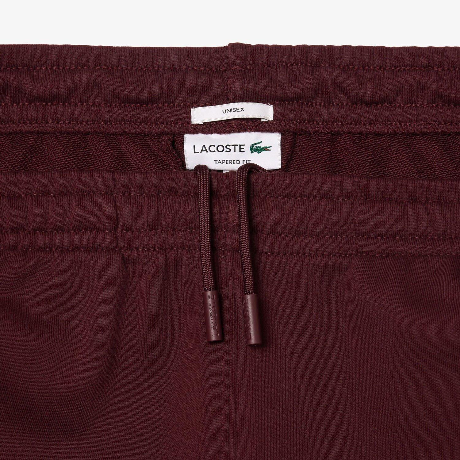 Red Maroon - Lacoste - Tapered Leg Sweatpants - 6