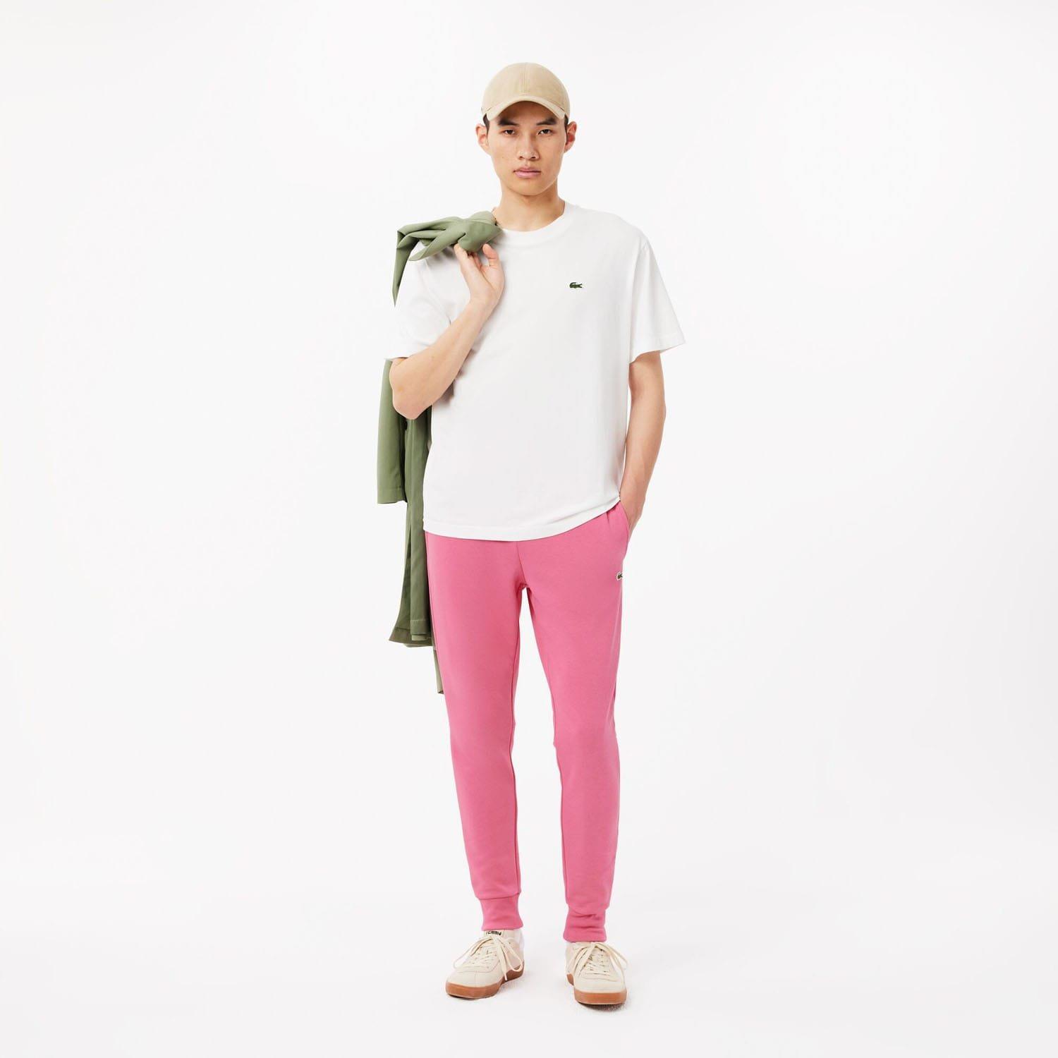 Pink - Lacoste - Slim Fit Organic Cotton Joggers - 3
