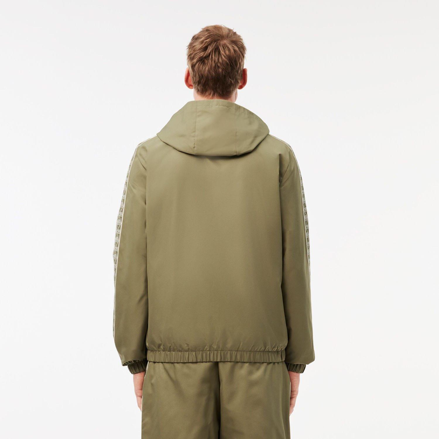 Khaki - Lacoste - Tennis Monogram Track Jacket - 2
