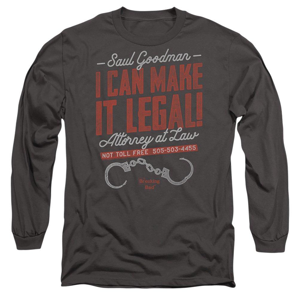 Grey - Breaking Bad - Breaking Bad Make It Legal Long Sleeve T-Shirt Ch - 1