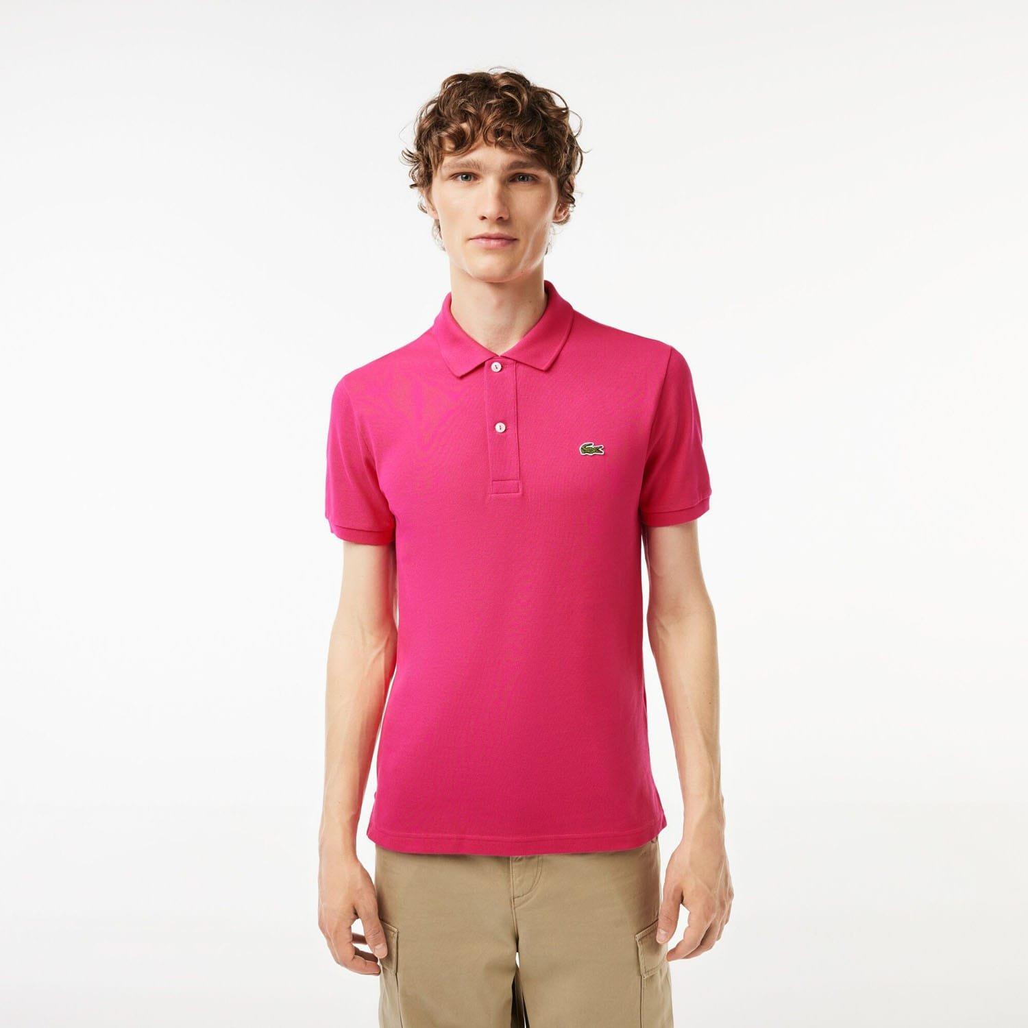 Pink - Lacoste - Slim Fit L.12.12 Piqu¿ Polo Shirt - 1