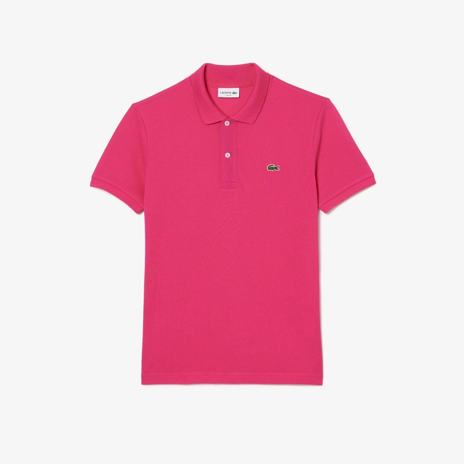 Pink - Lacoste - Slim Fit L.12.12 Piqu¿ Polo Shirt - 4