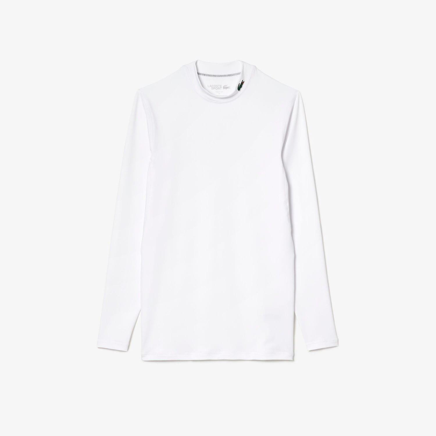 White - Lacoste - Ultra Dry Long Sleeved Sport T-Shirt - 4