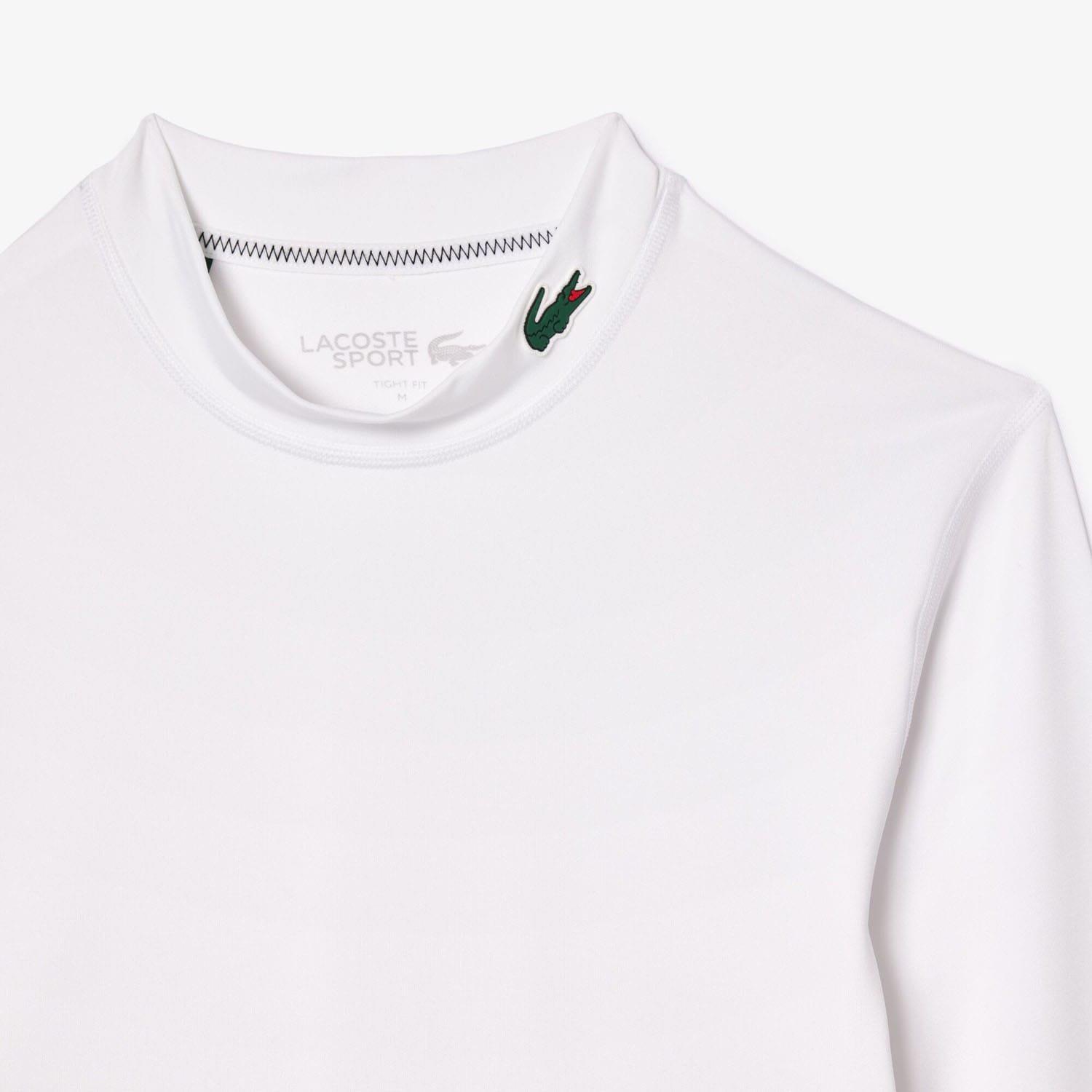 White - Lacoste - Ultra Dry Long Sleeved Sport T-Shirt - 5